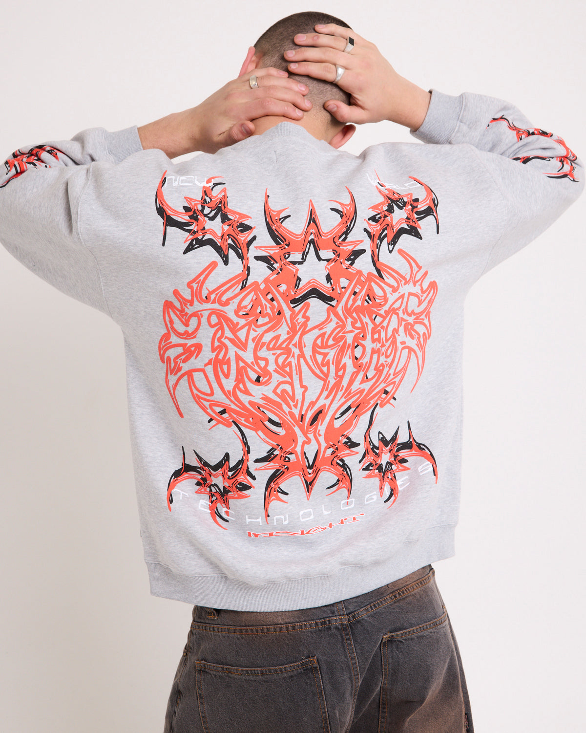 Spite Crew Jumper GREY