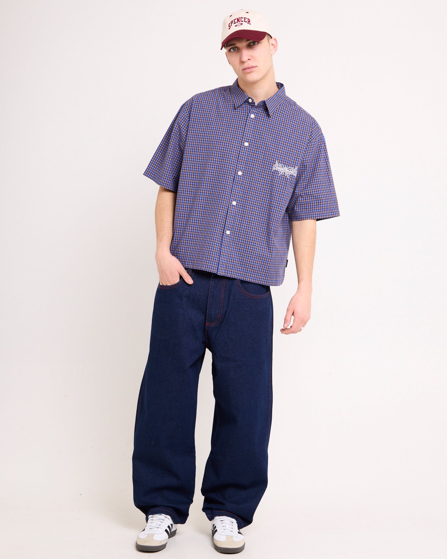 Sticker Wide Boy Denim Jeans