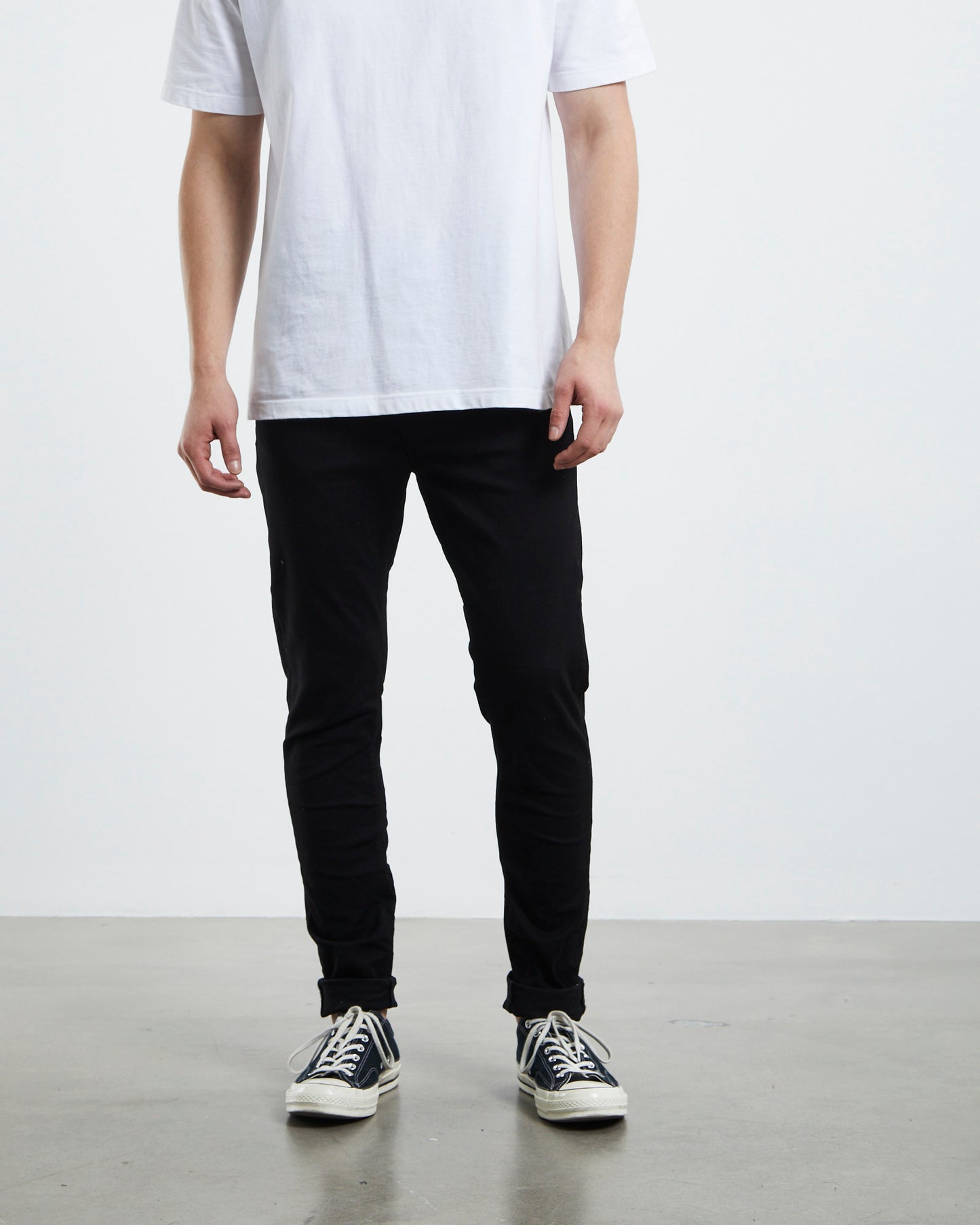 A Dropped Skinny Denim Jeans Mirror