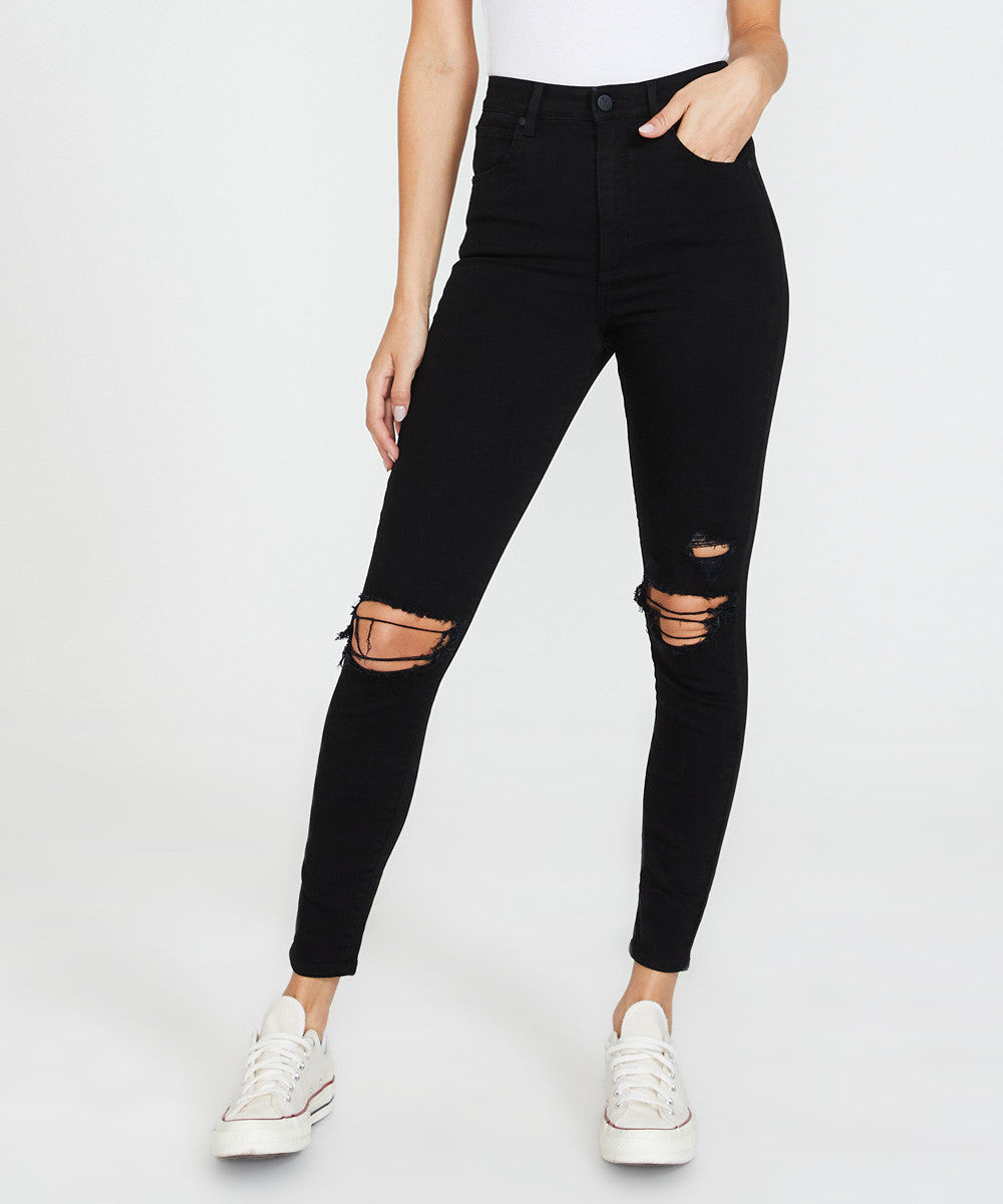 High Skinny Ankle Basher Jeans Ripped Black Magic BLACK MAGIC