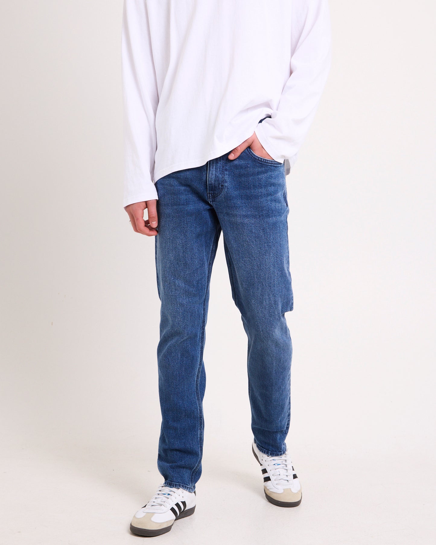 L-Three Straight Denim Jeans