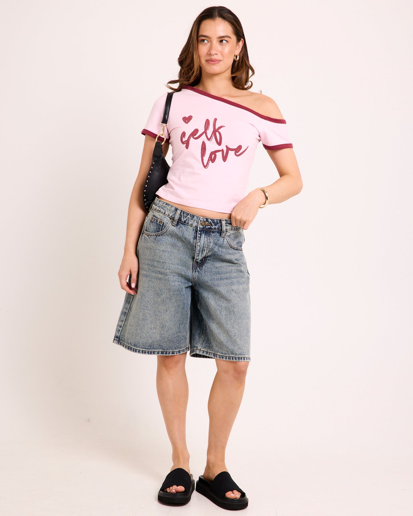 Self Love Slashed T-Shirt