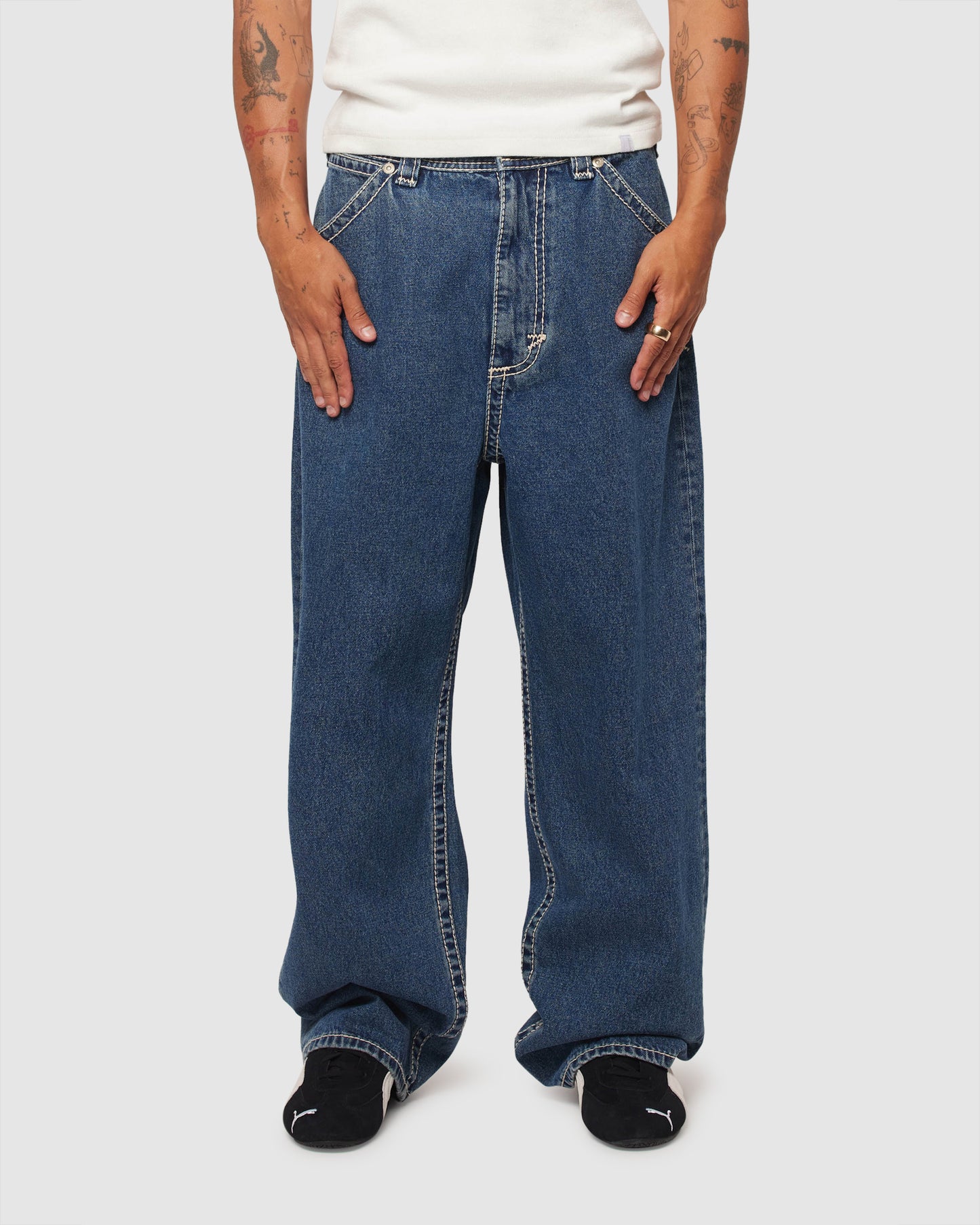 A6 Big Stitch Denim Jeans Rio