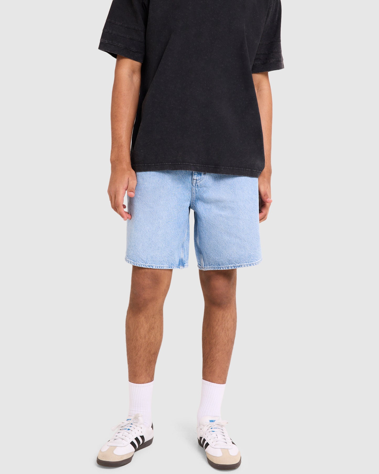L-Four Baggy Denim Shorts