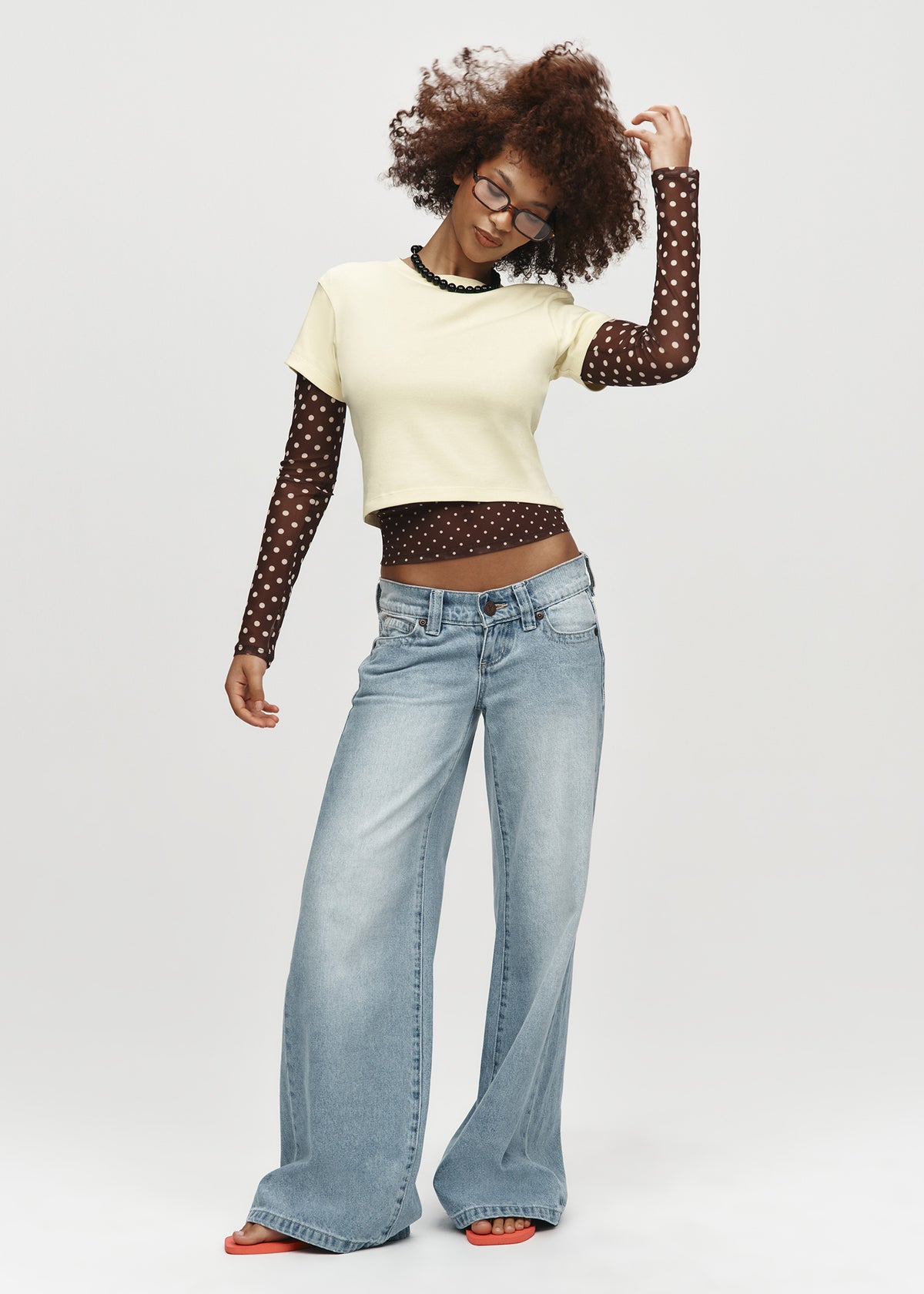 00 Super Low Wide Denim Jeans