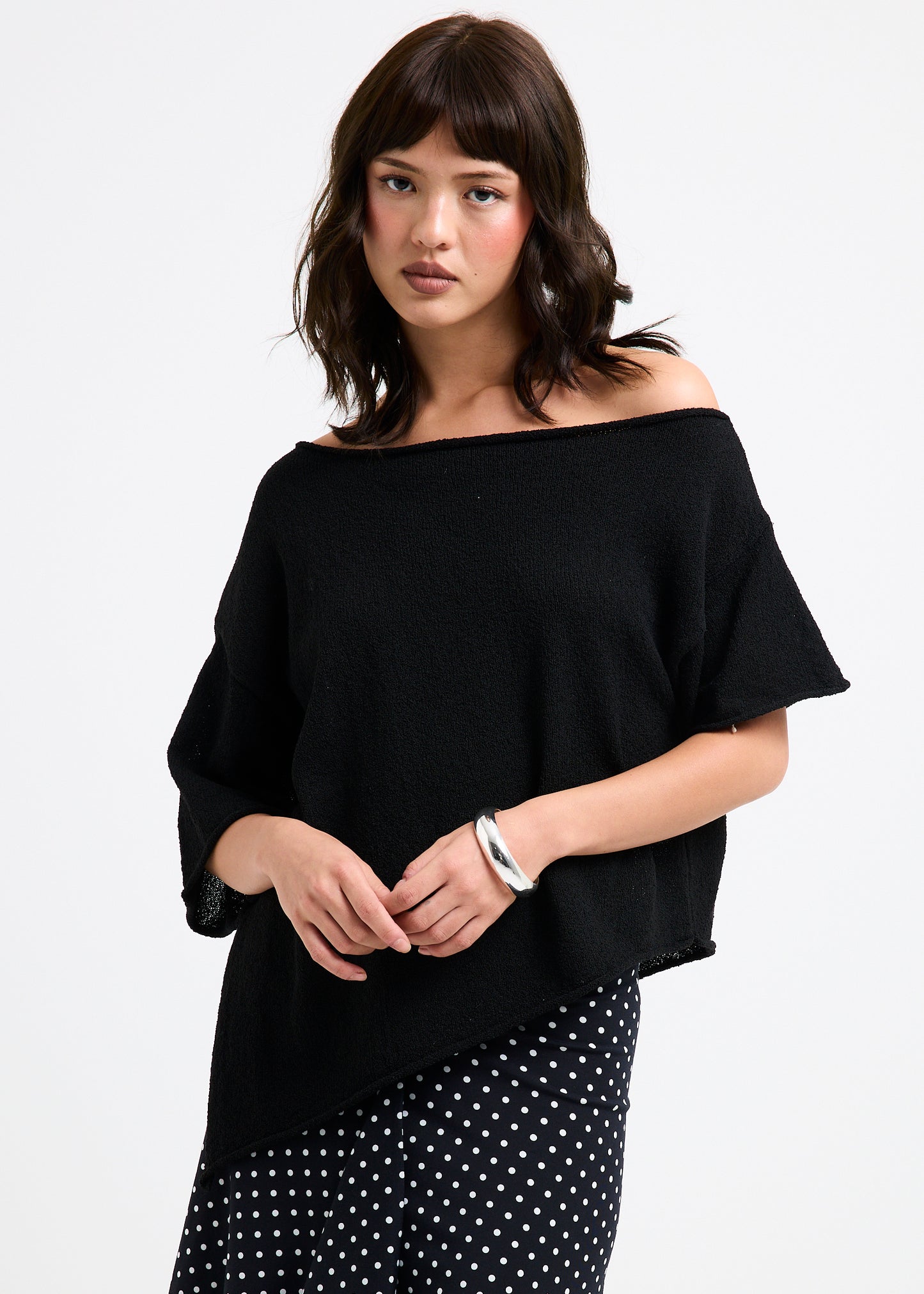 Asymmetric Knit Top