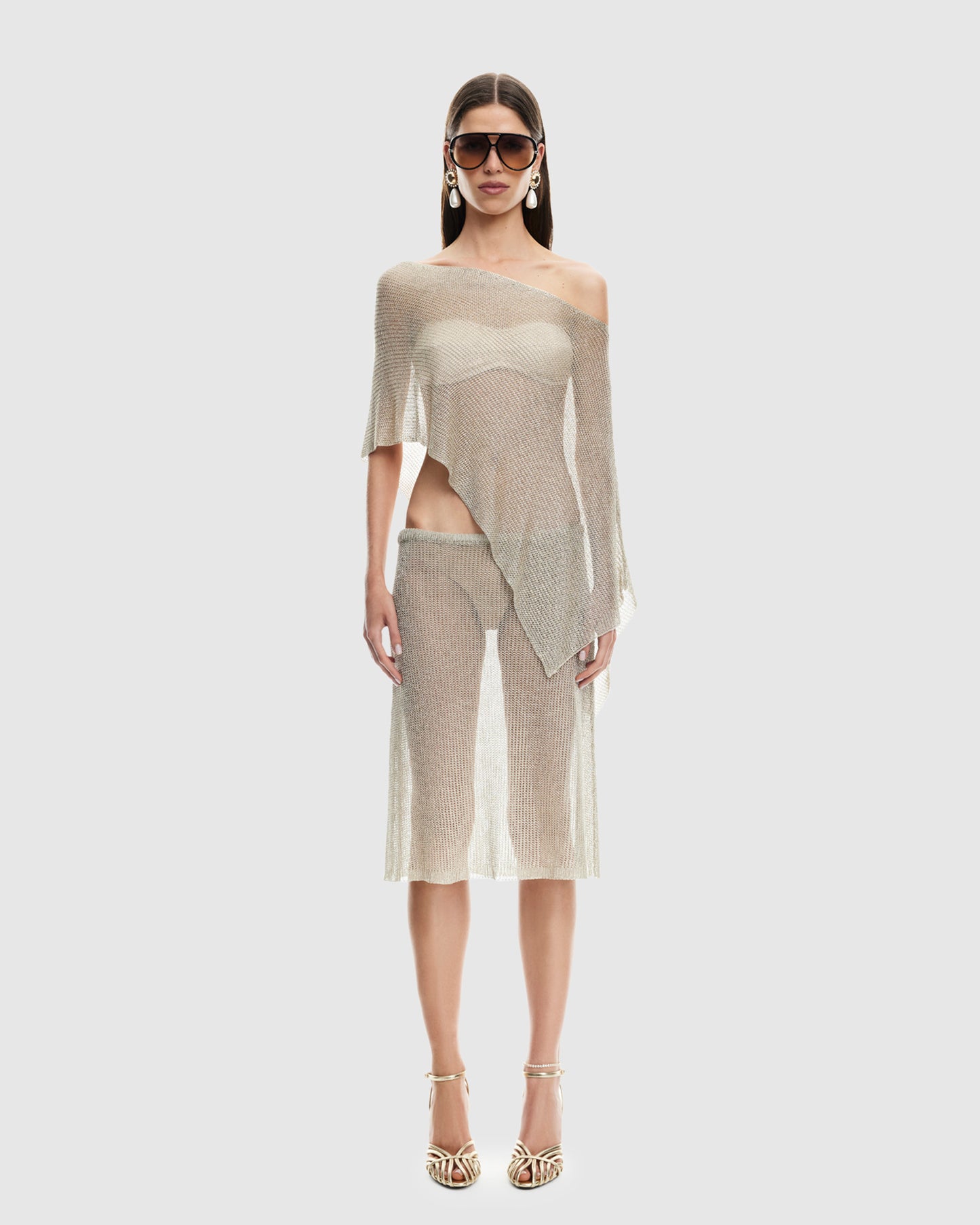 Luminous Midi Skirt
