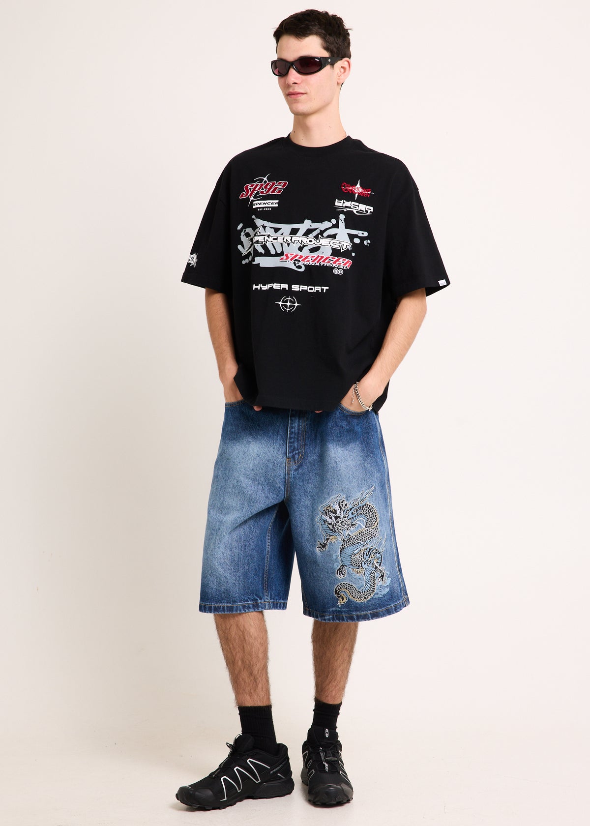 Mortal Jort Y2K Fade Shorts VINTAGE WASH