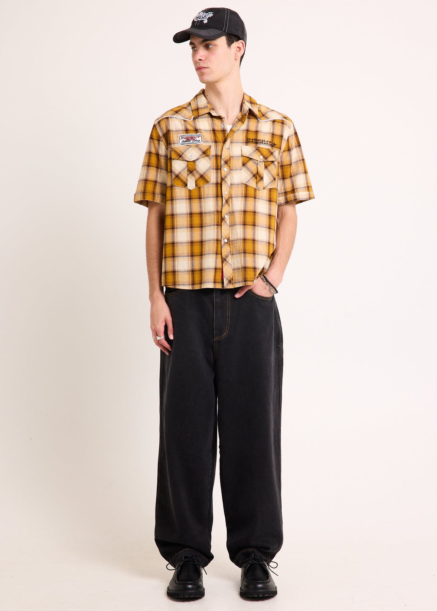 Sticker Wide Boy Denim Jeans