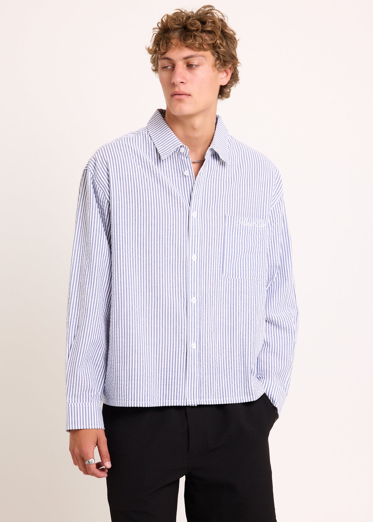Toby Long Sleeve Shirt BLUE