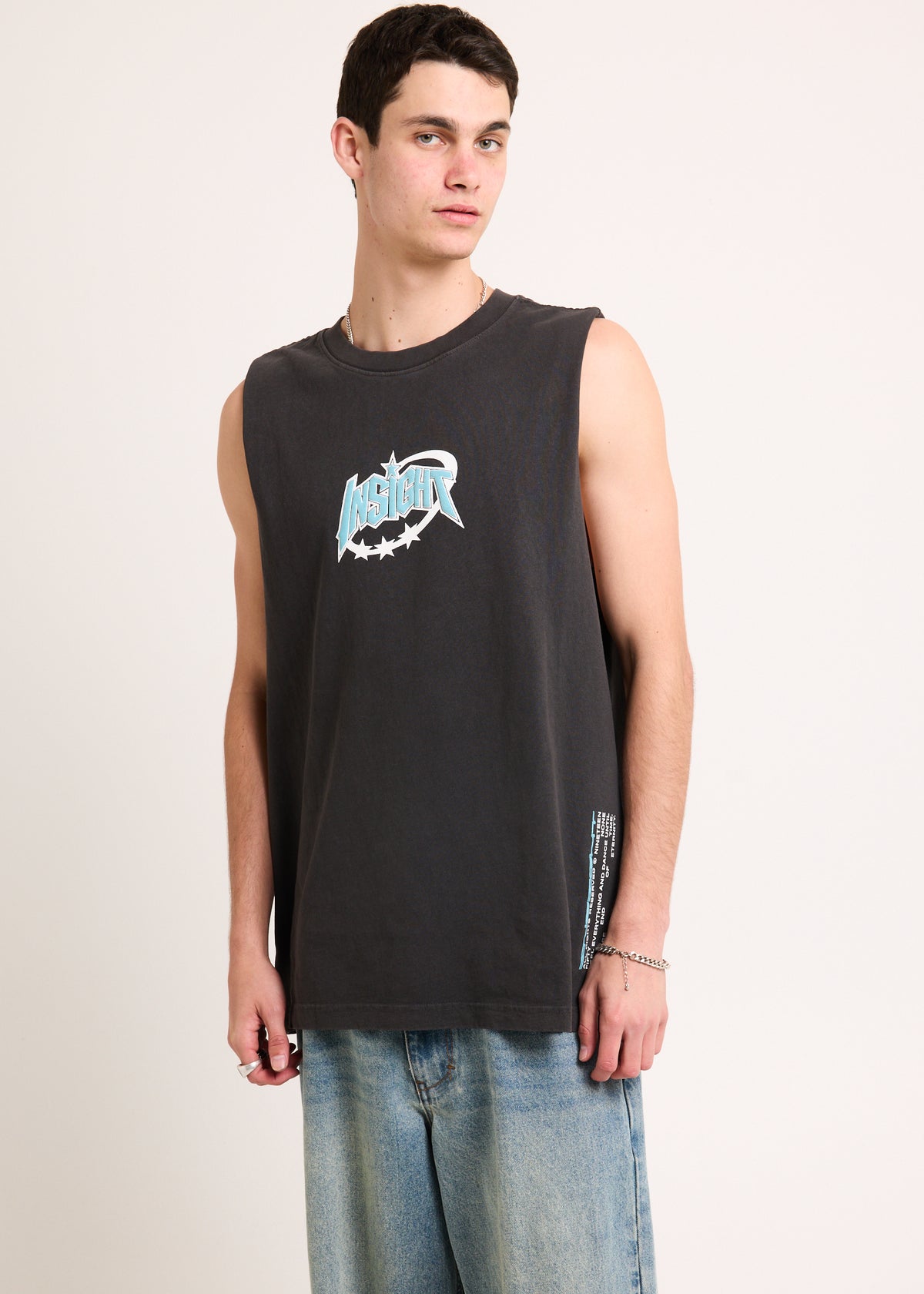 Rocker Muscle Tee BLACK