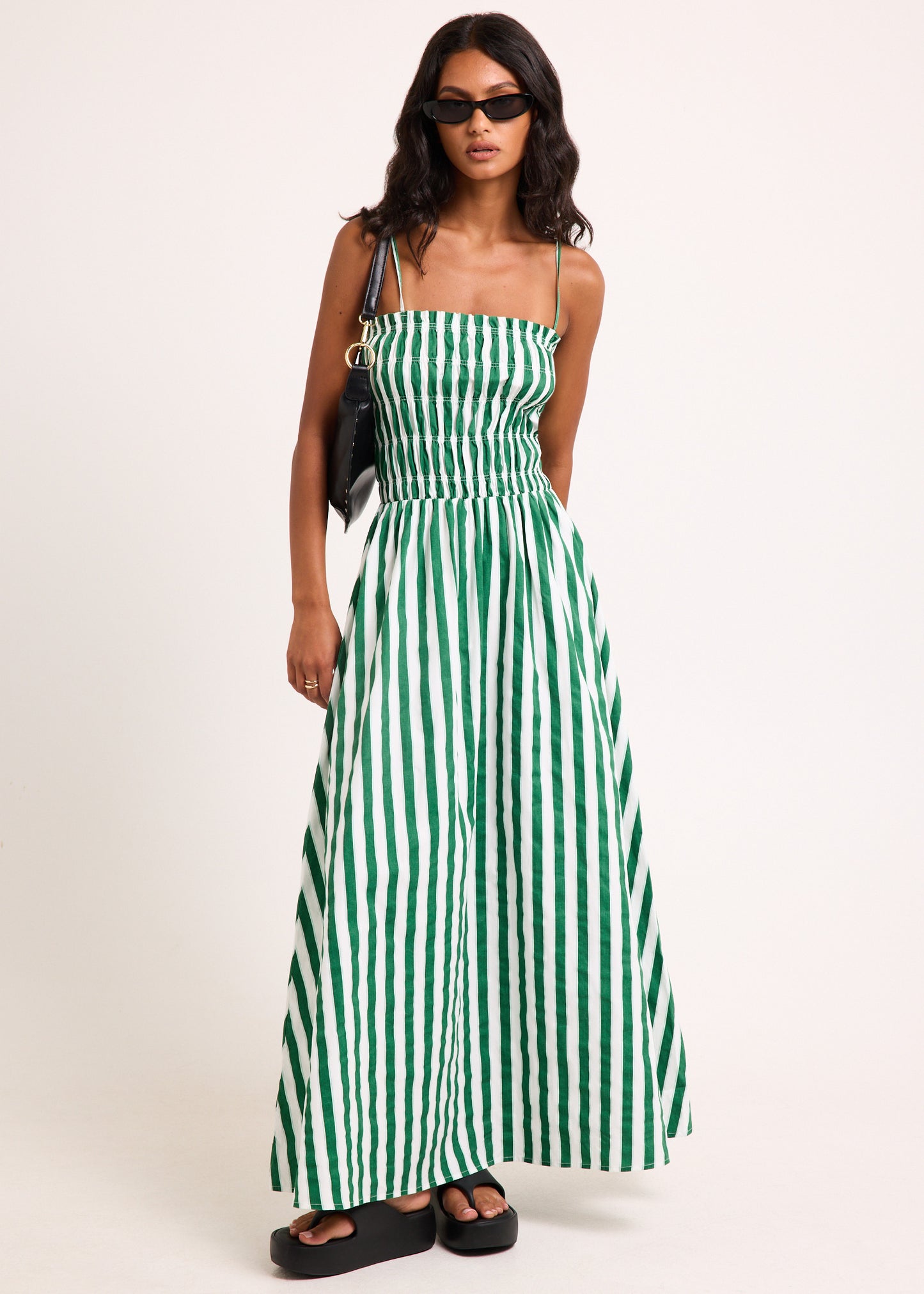 Manon Shirred Maxi Dress