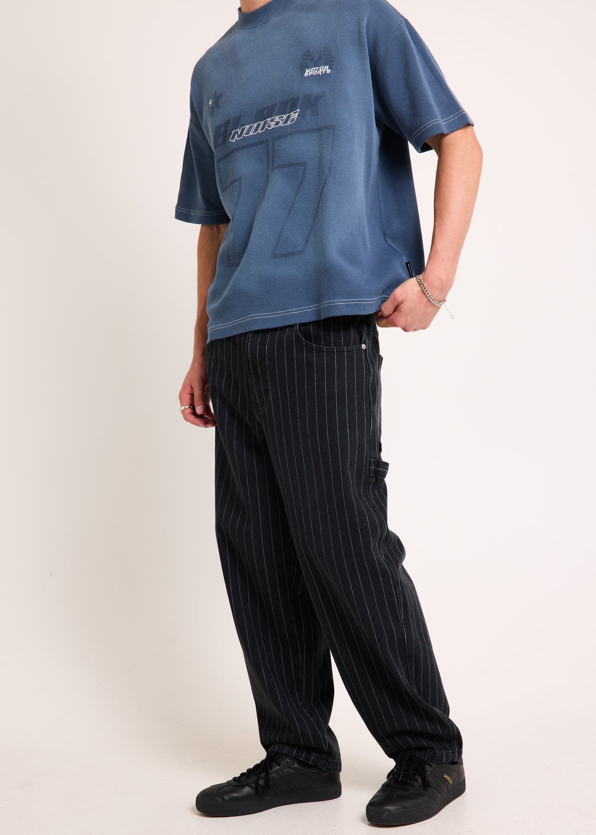Ballpark Carpenter Jeans CHAR STRIPE