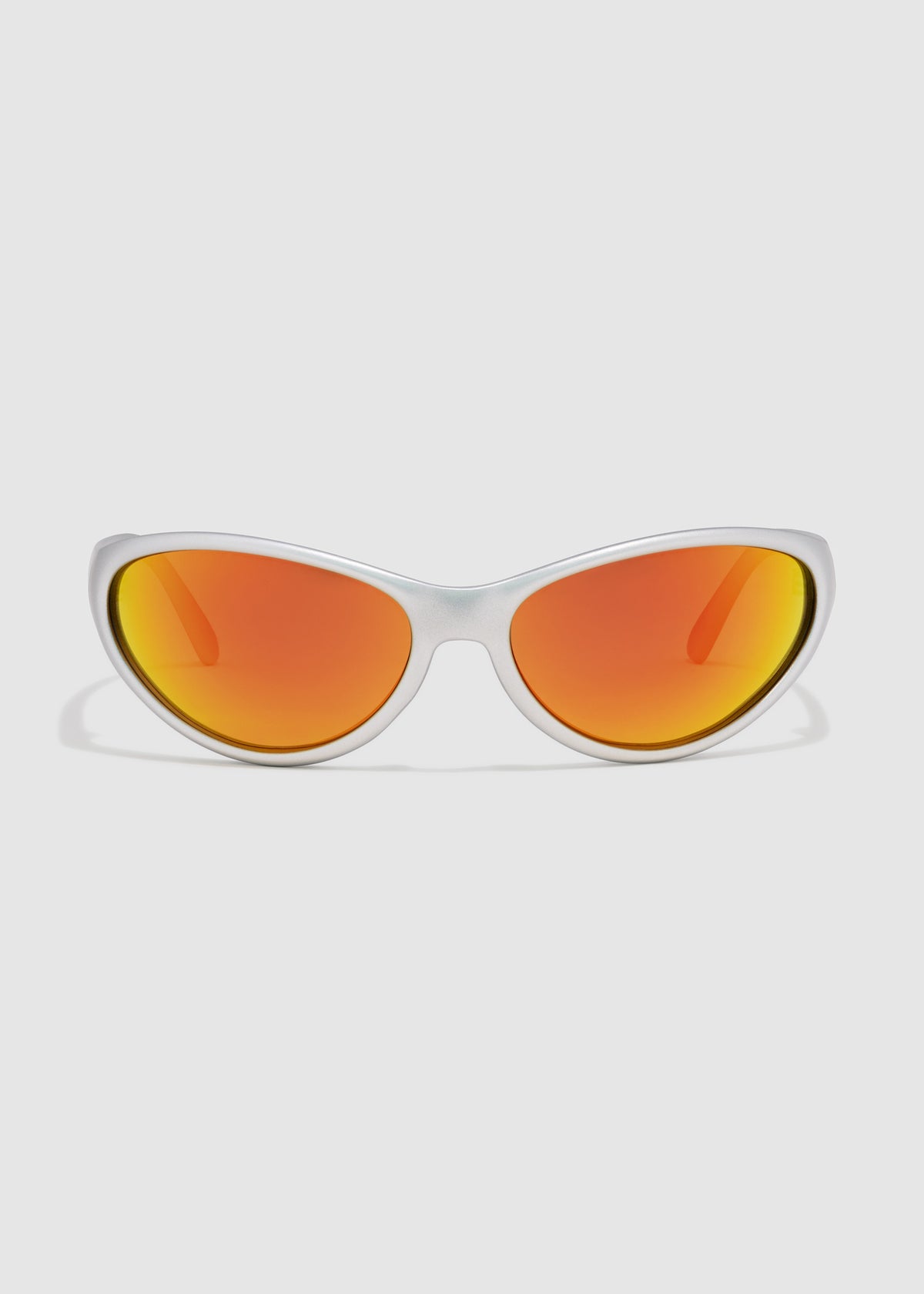 Morphine Sunglasses MATTE CHROME / REFLECTIVE ORANGE POLARISED