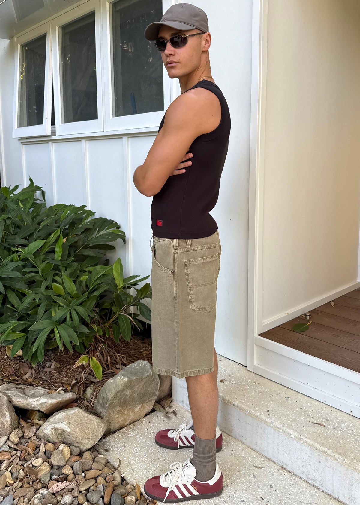 A5 Canvas Work Shorts DUNE