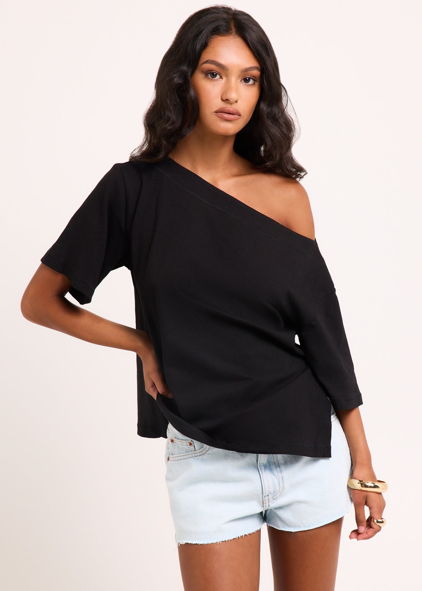 Freya Asymmetric Short Sleeve T-Shirt