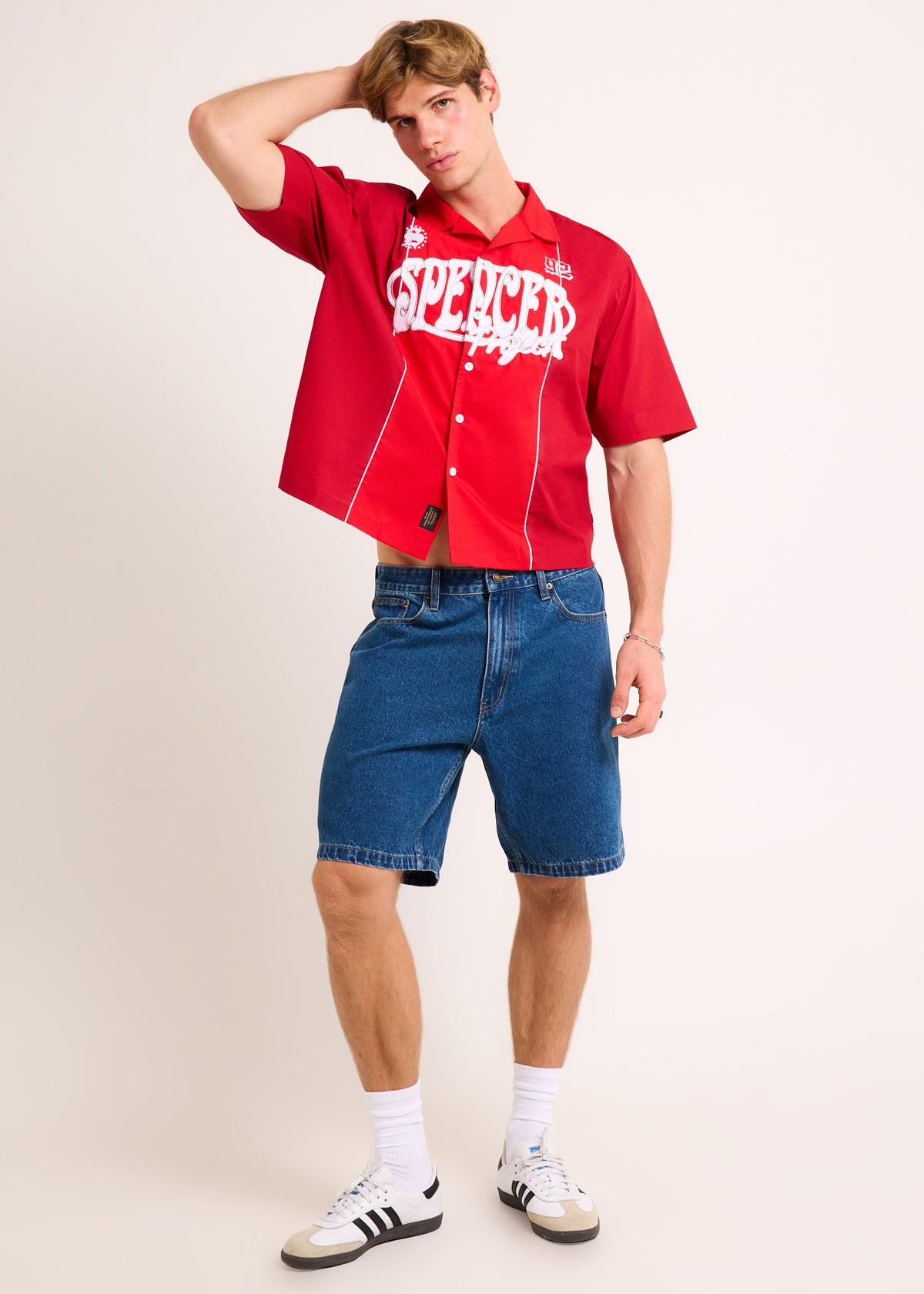 Varsity Dept Short Sleeve Shirt RED