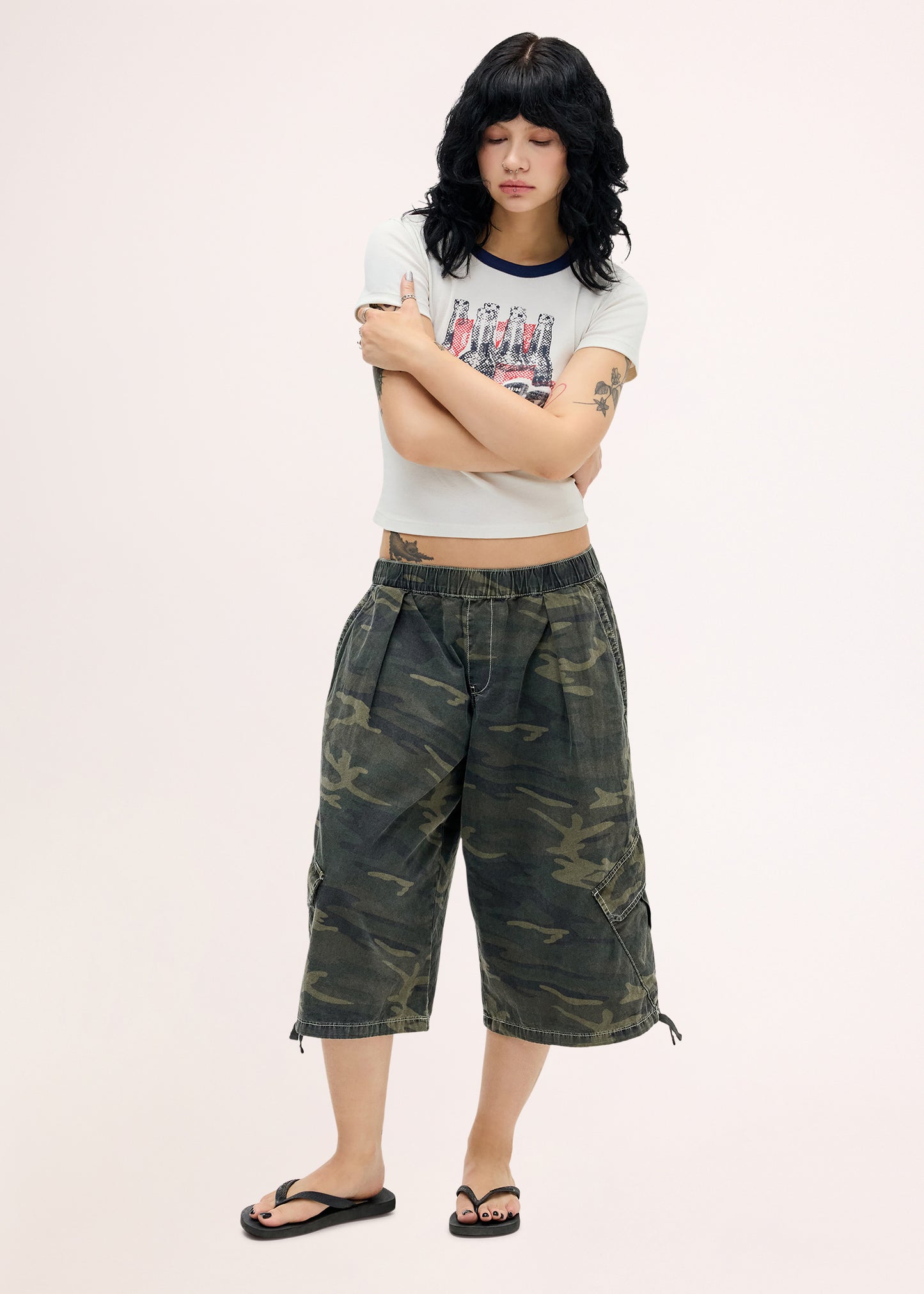 BDG Dallas Camo Crop Trousers