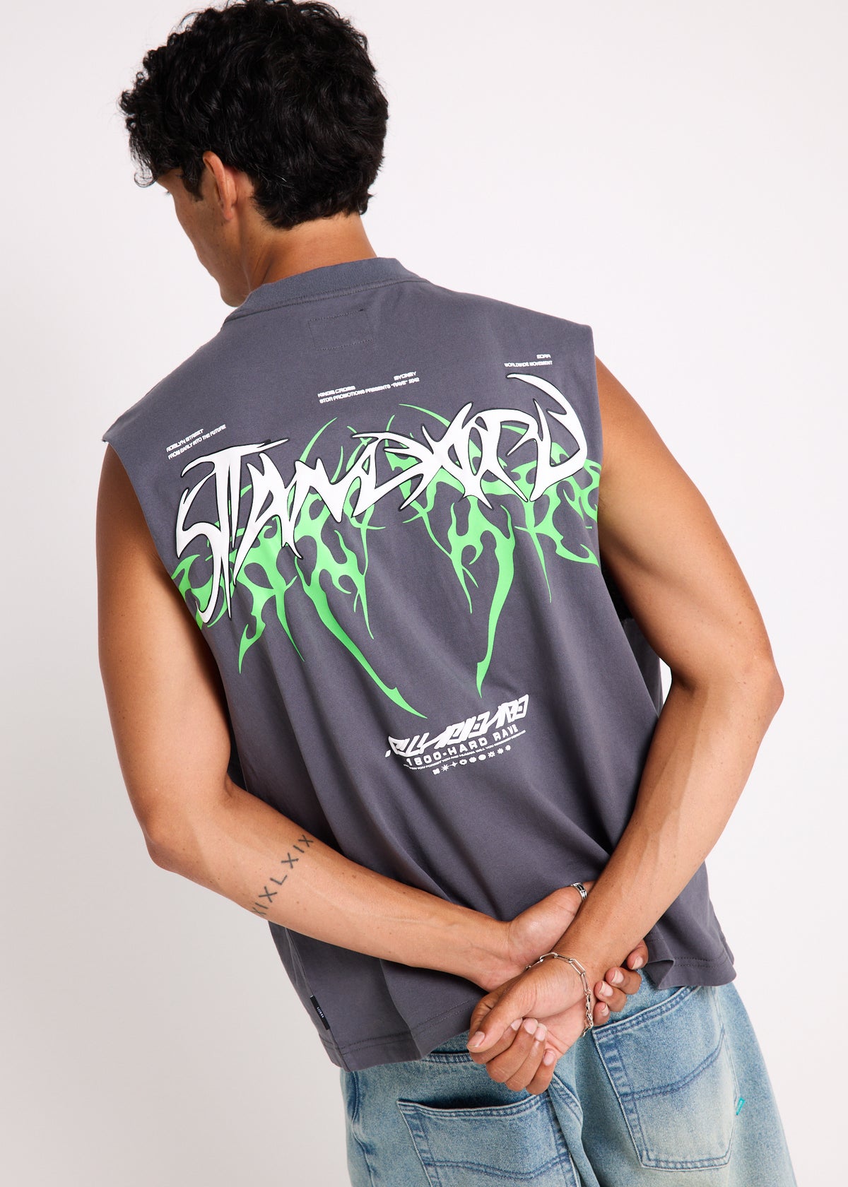 Future Muscle Tank WASHED BLACK