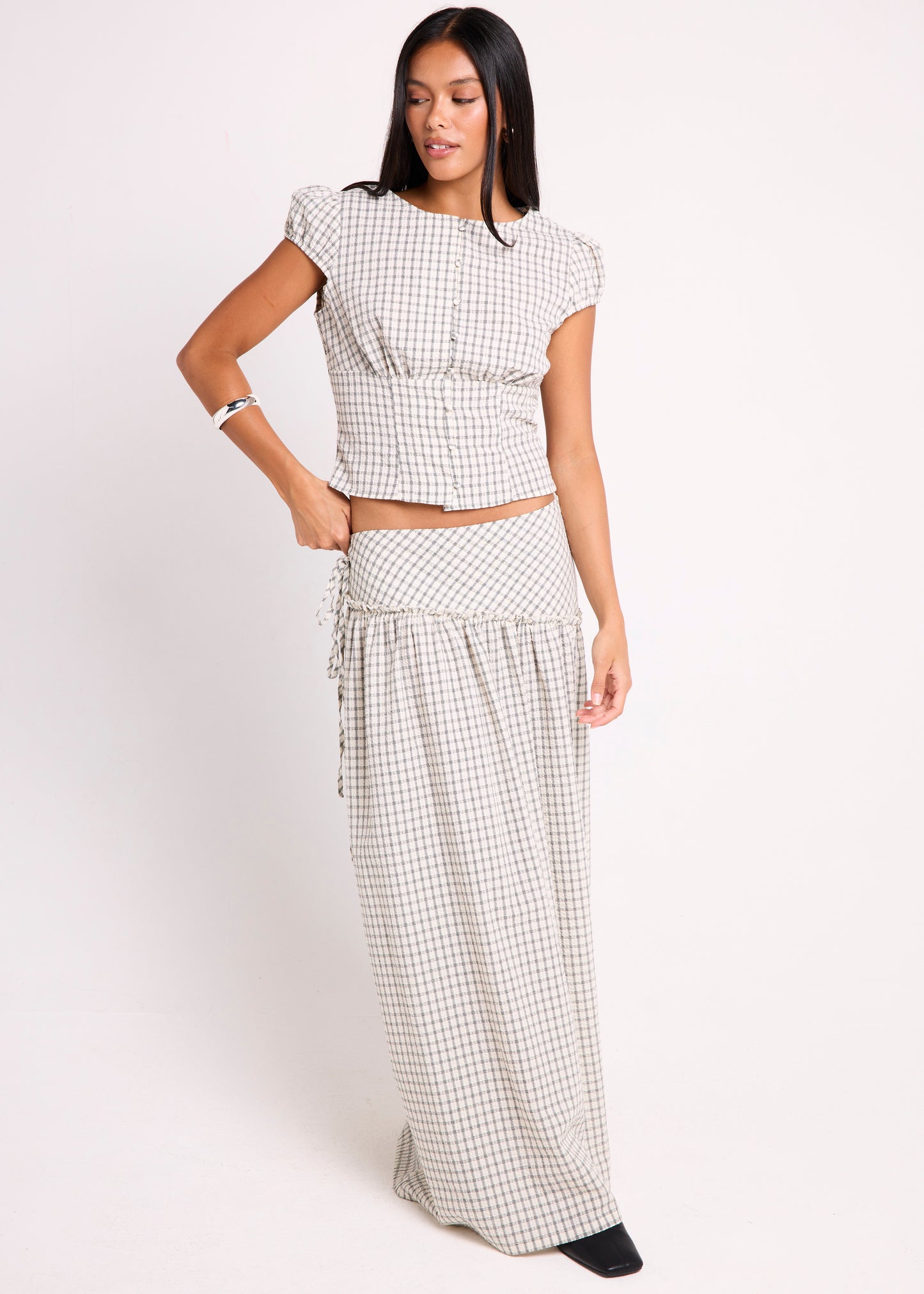 Freydis Check Skirt