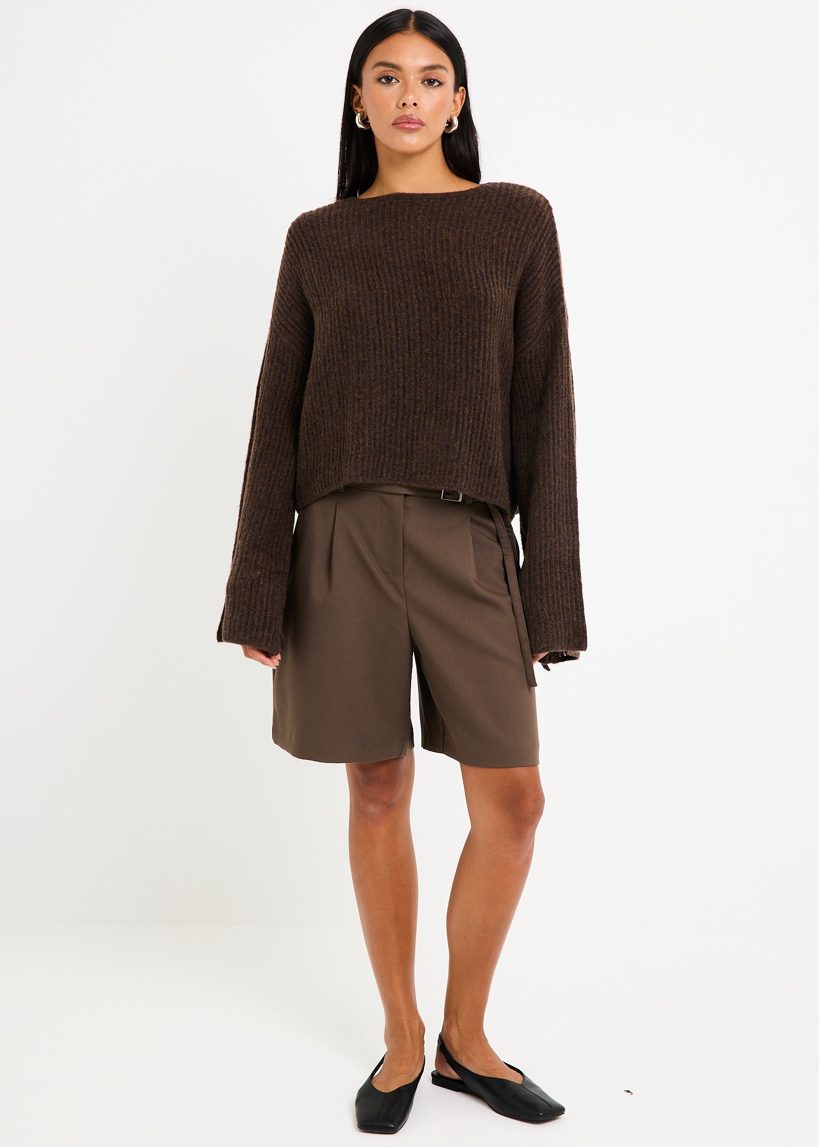 Monica Ladder Long Sleeve Knit Sweater – General Pants Co.