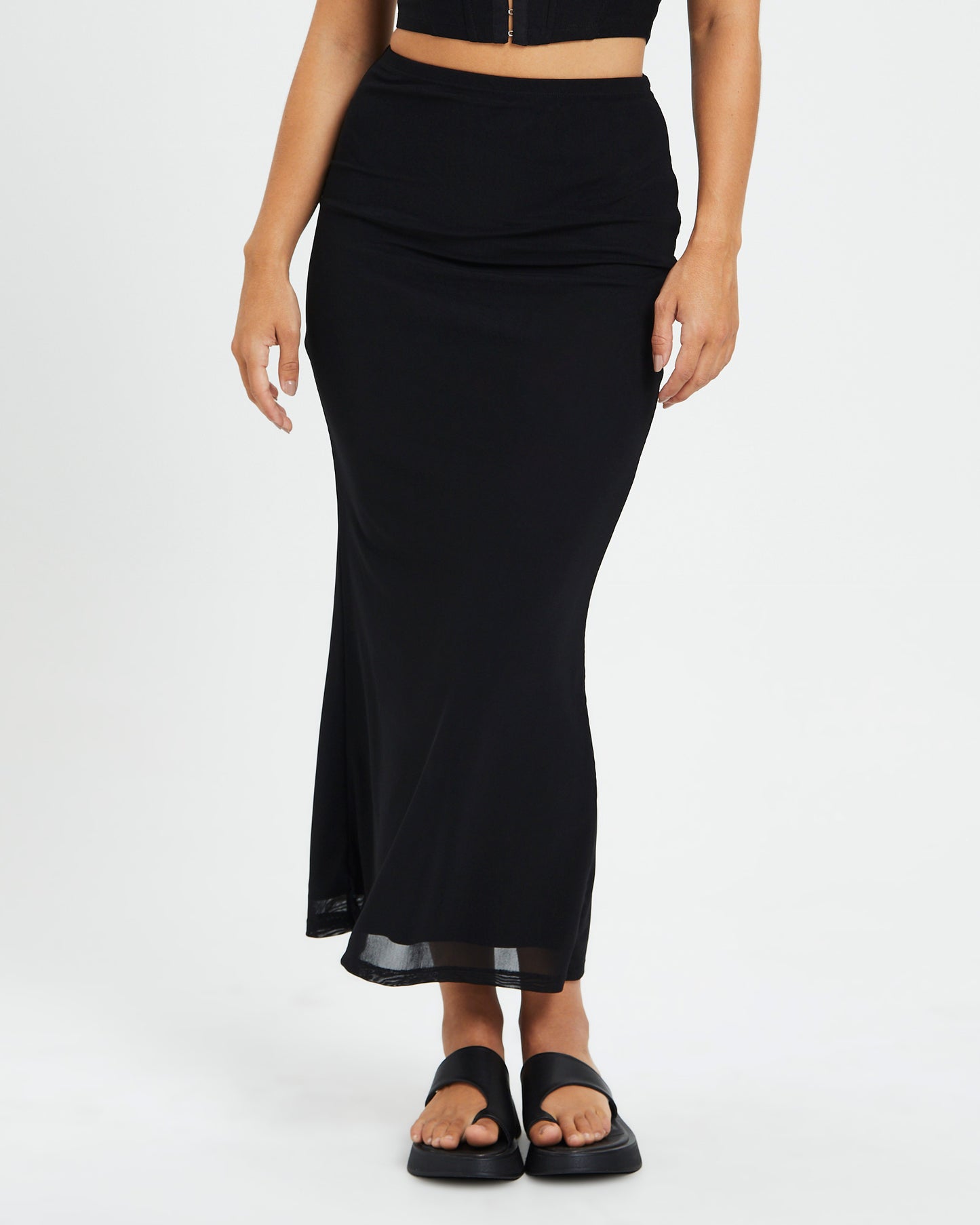 Marley Midi Skirt Black