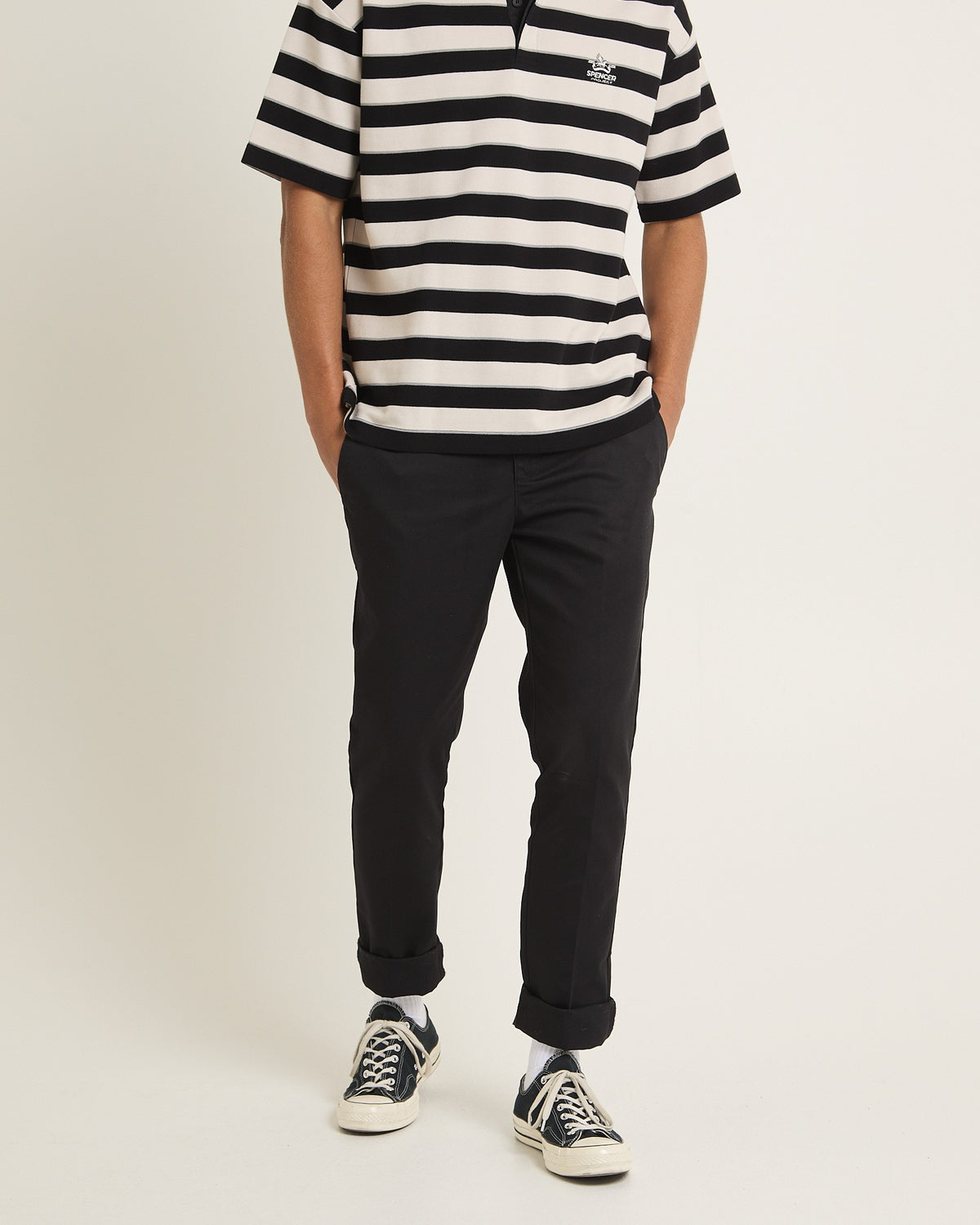 872 Slim Tapered Work Pants BLACK