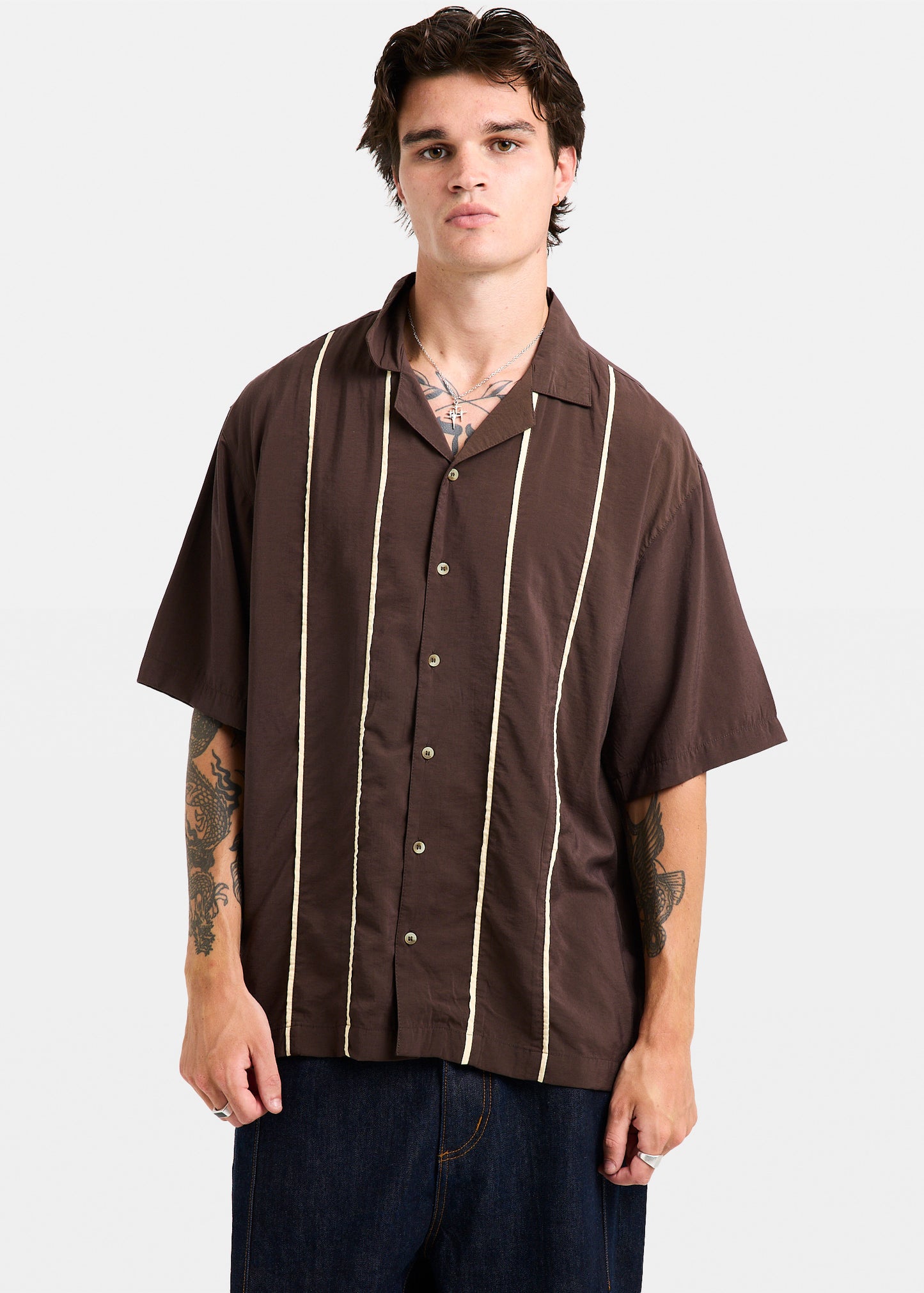 Railroad Bowler Short Sleeve Shirt