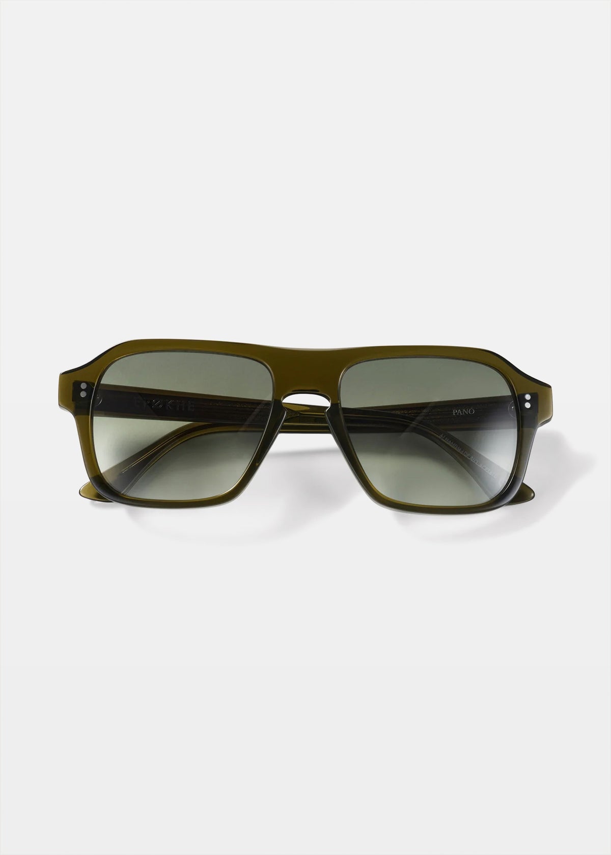Pano Sunglasses Army Green Polished / Green Gradient