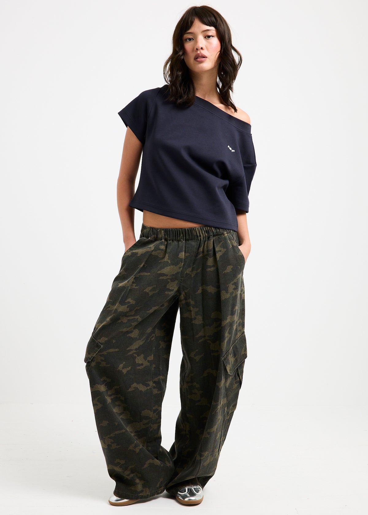 Julia Pull On Cargo Pants CAMO