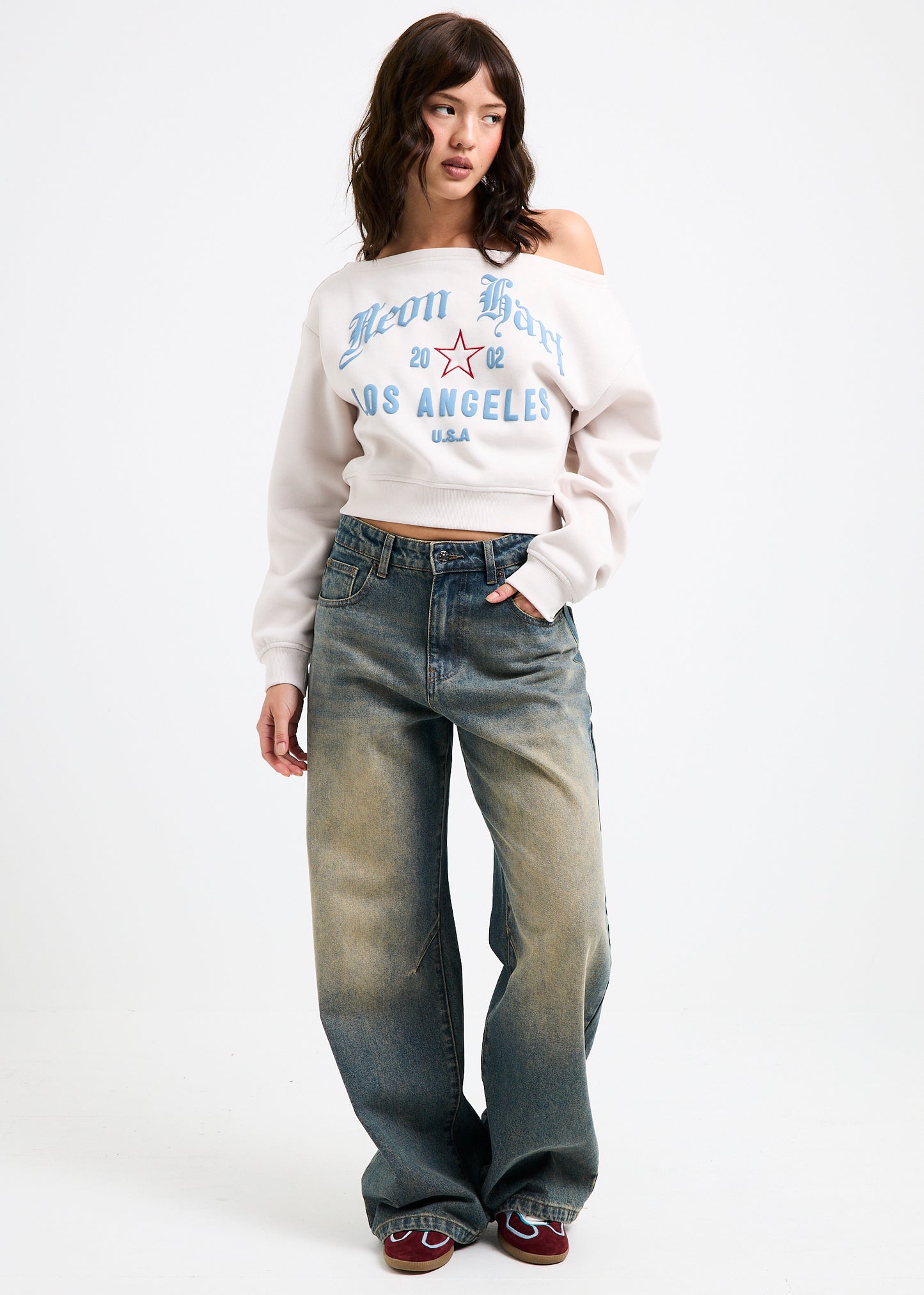 Corsica Off Shoulder Long Sleeve Top