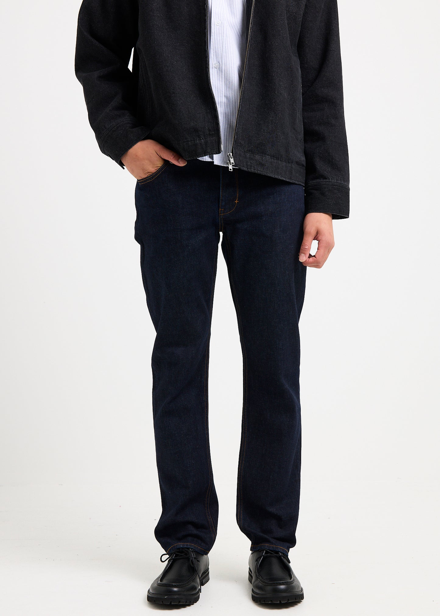 Lou Slim Denim Jeans Crudo