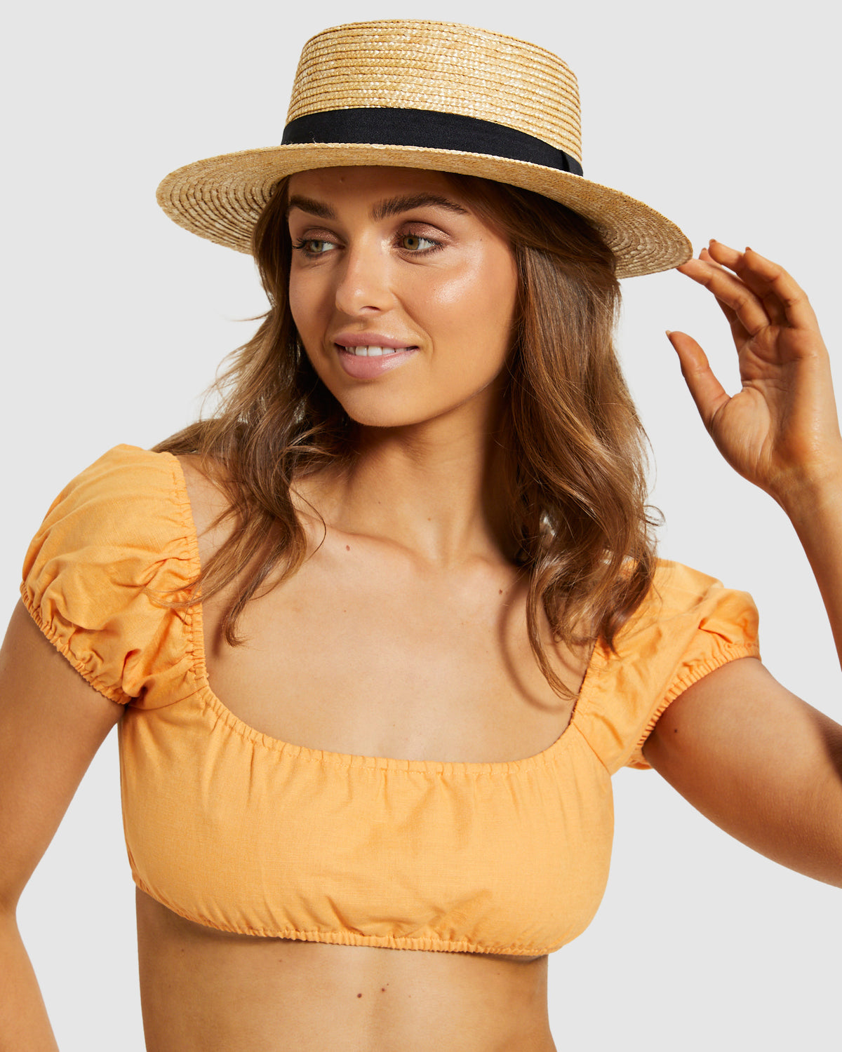 Boater Hat Natural NATURAL