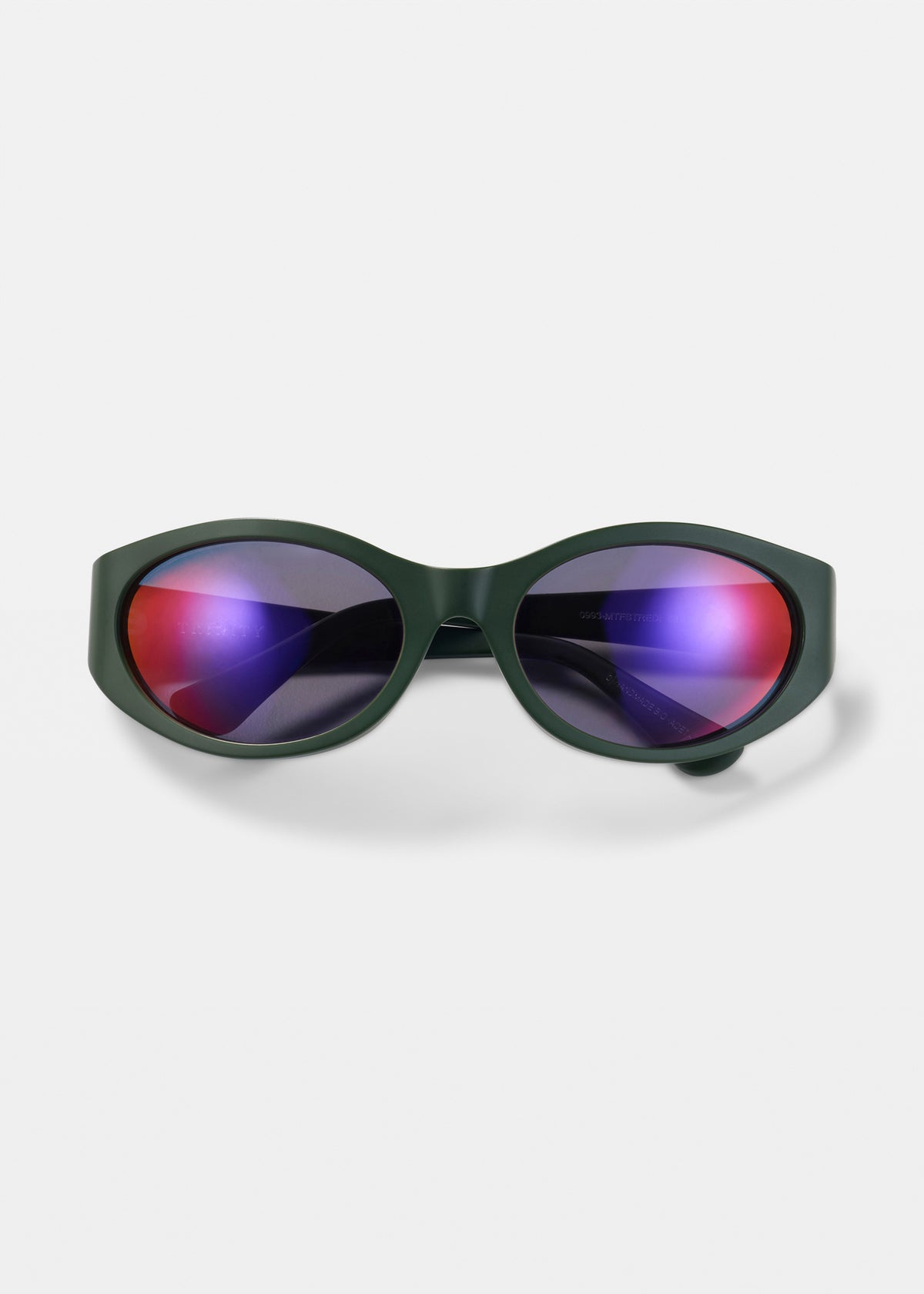 Trinity Sunglasses MATTE FOREST / RED IRIDIUM