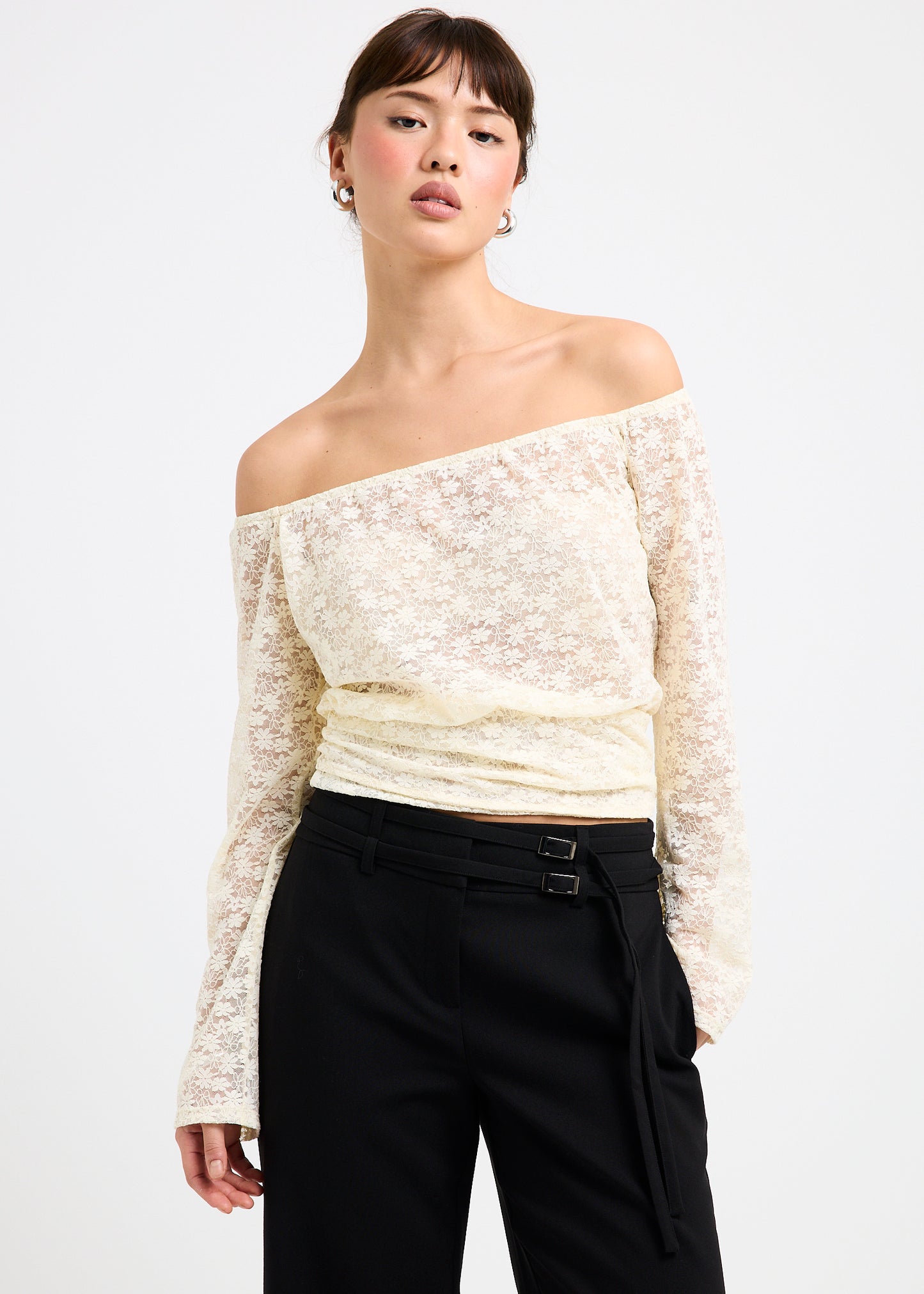 Amara Draped Off Shoulder Top