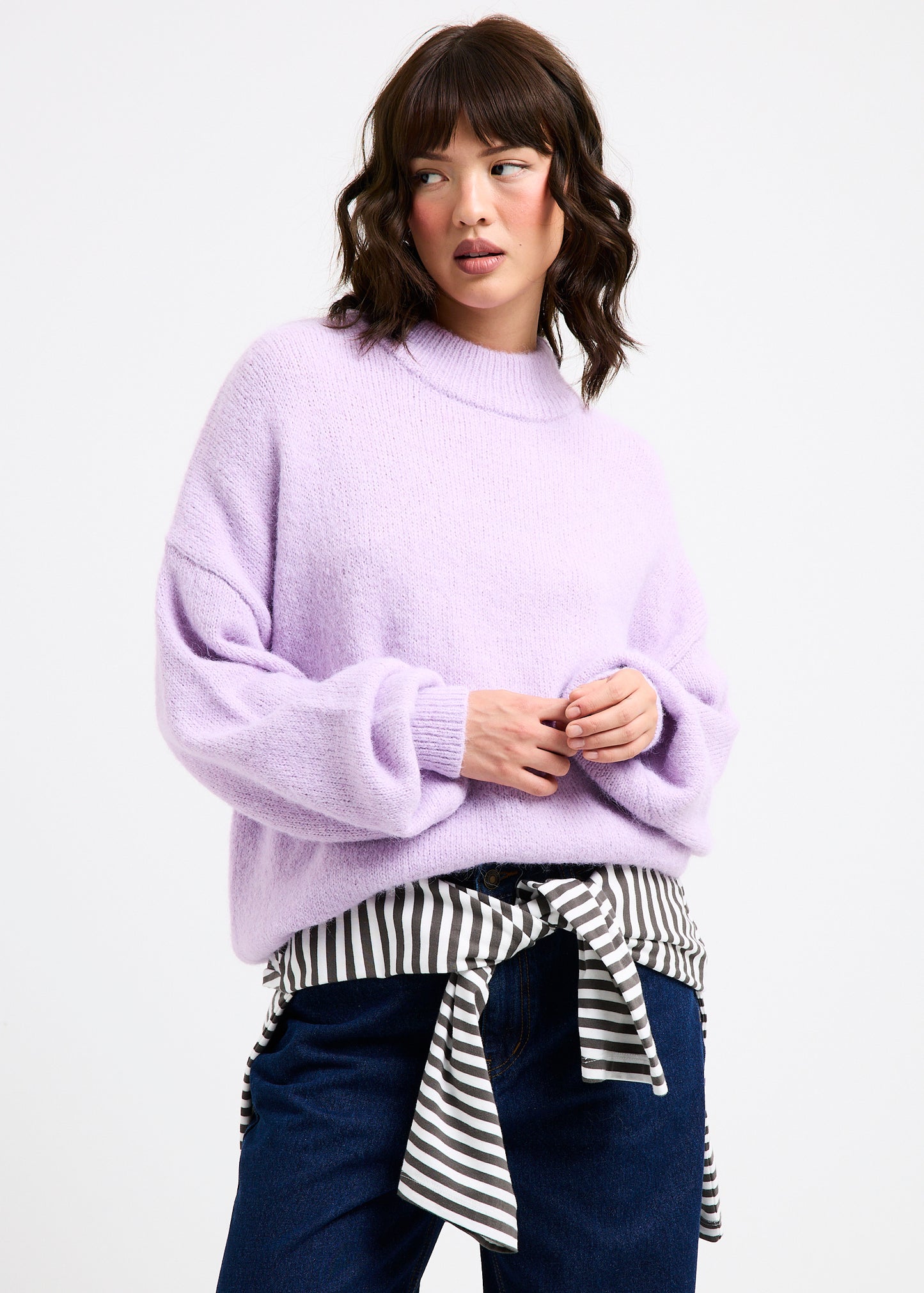 Helly Crew Neck Knit Jumper