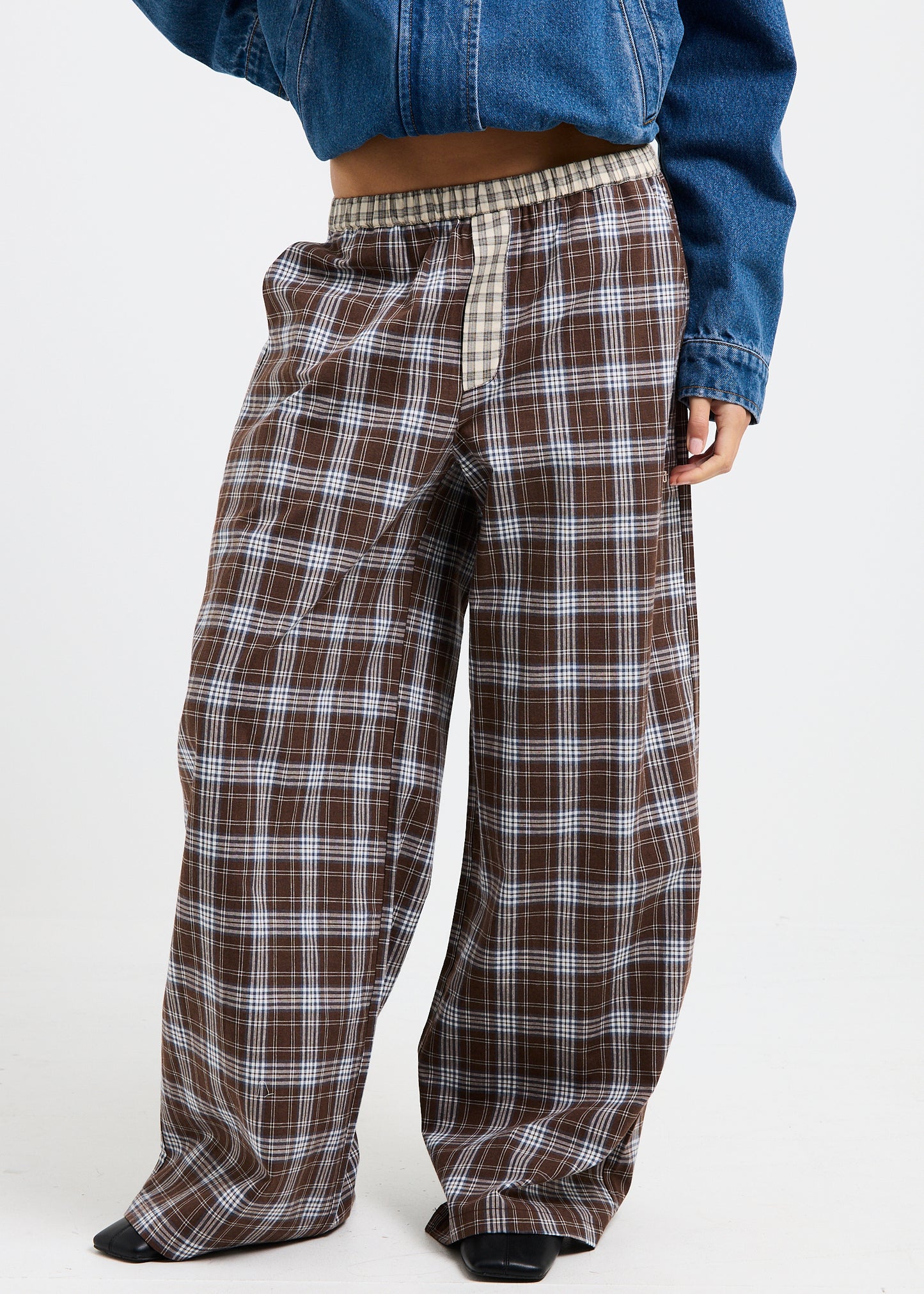 Edith Check Pants