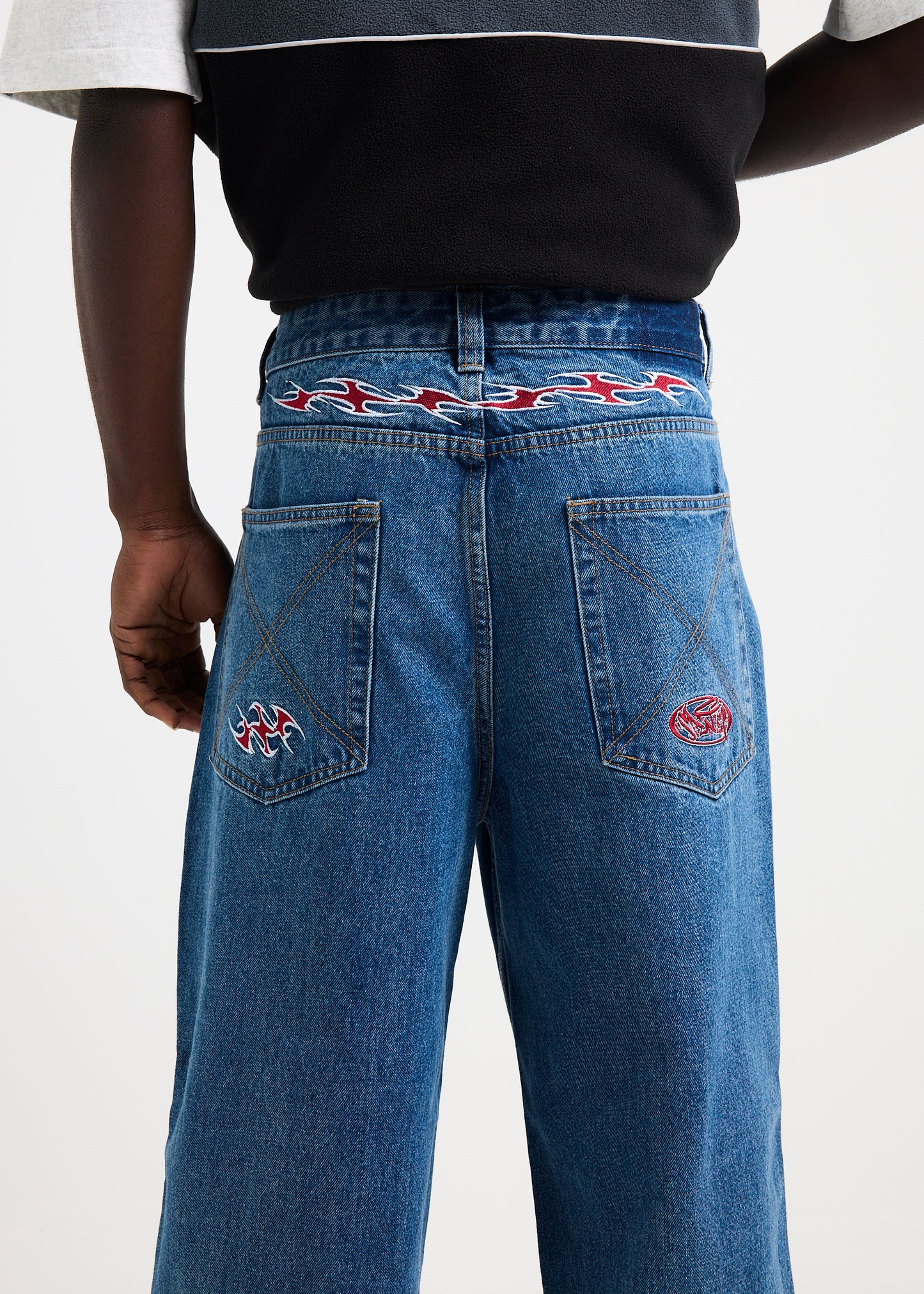 Strands Baggy Denim Jeans