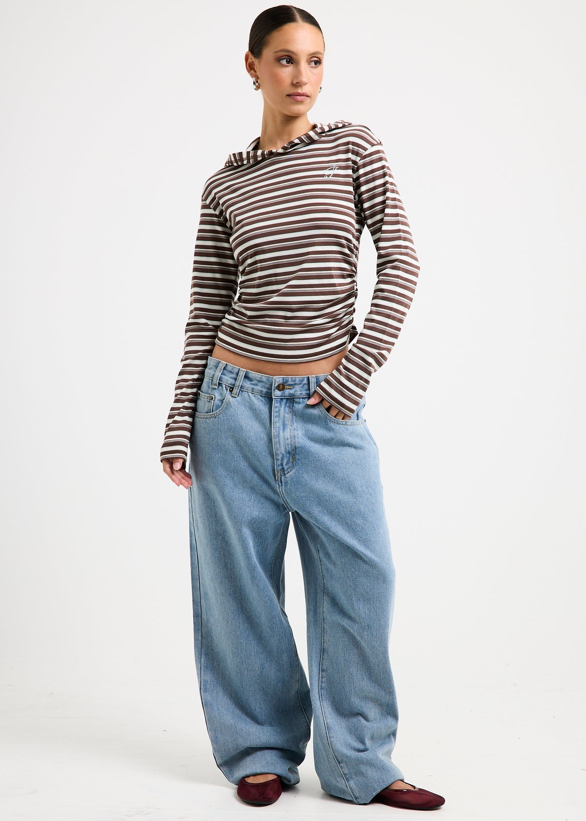 Bobby Baggy Dad Denim Jeans ISLAND BLUE