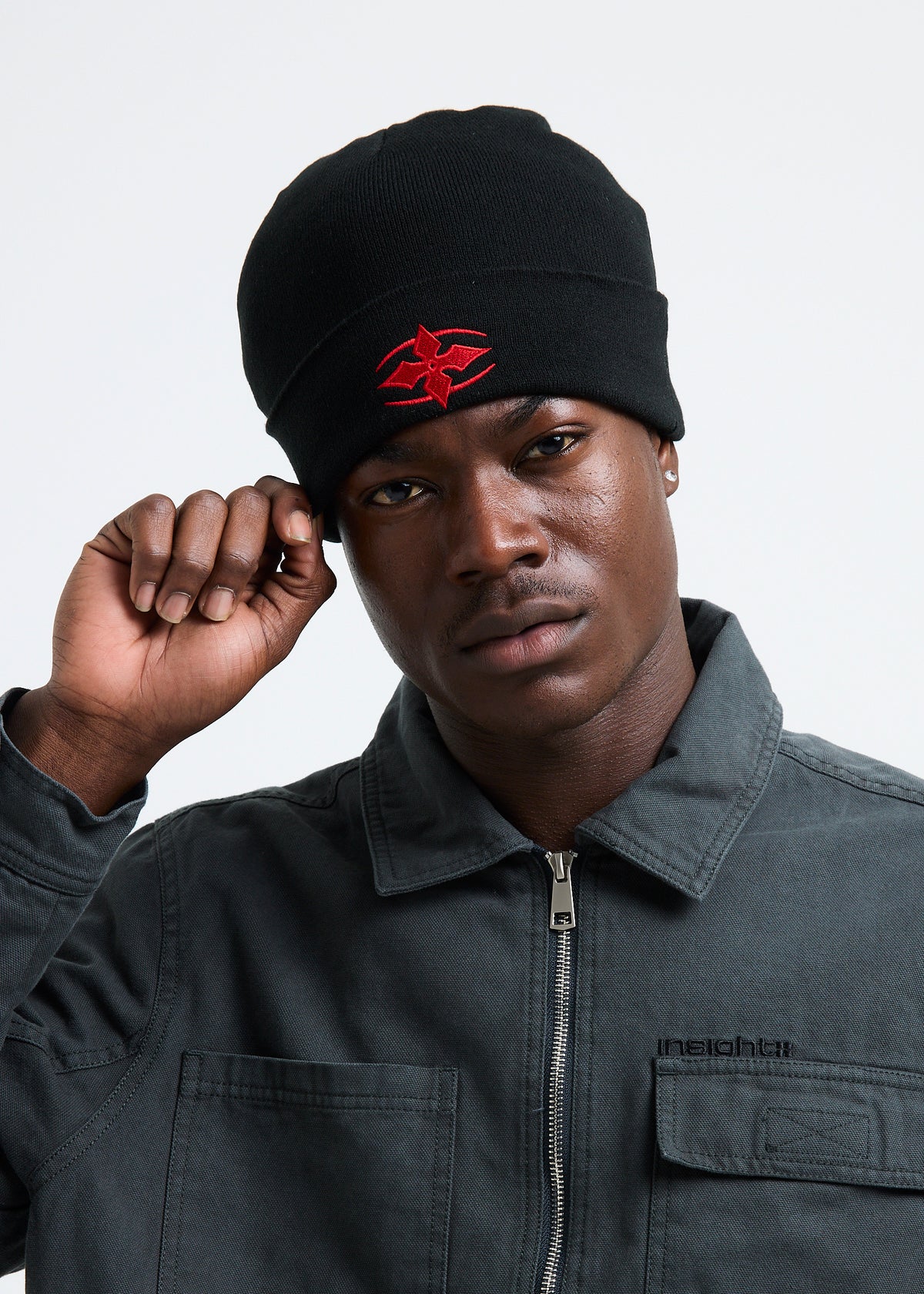 Cult Member Fold Beanie BLACK