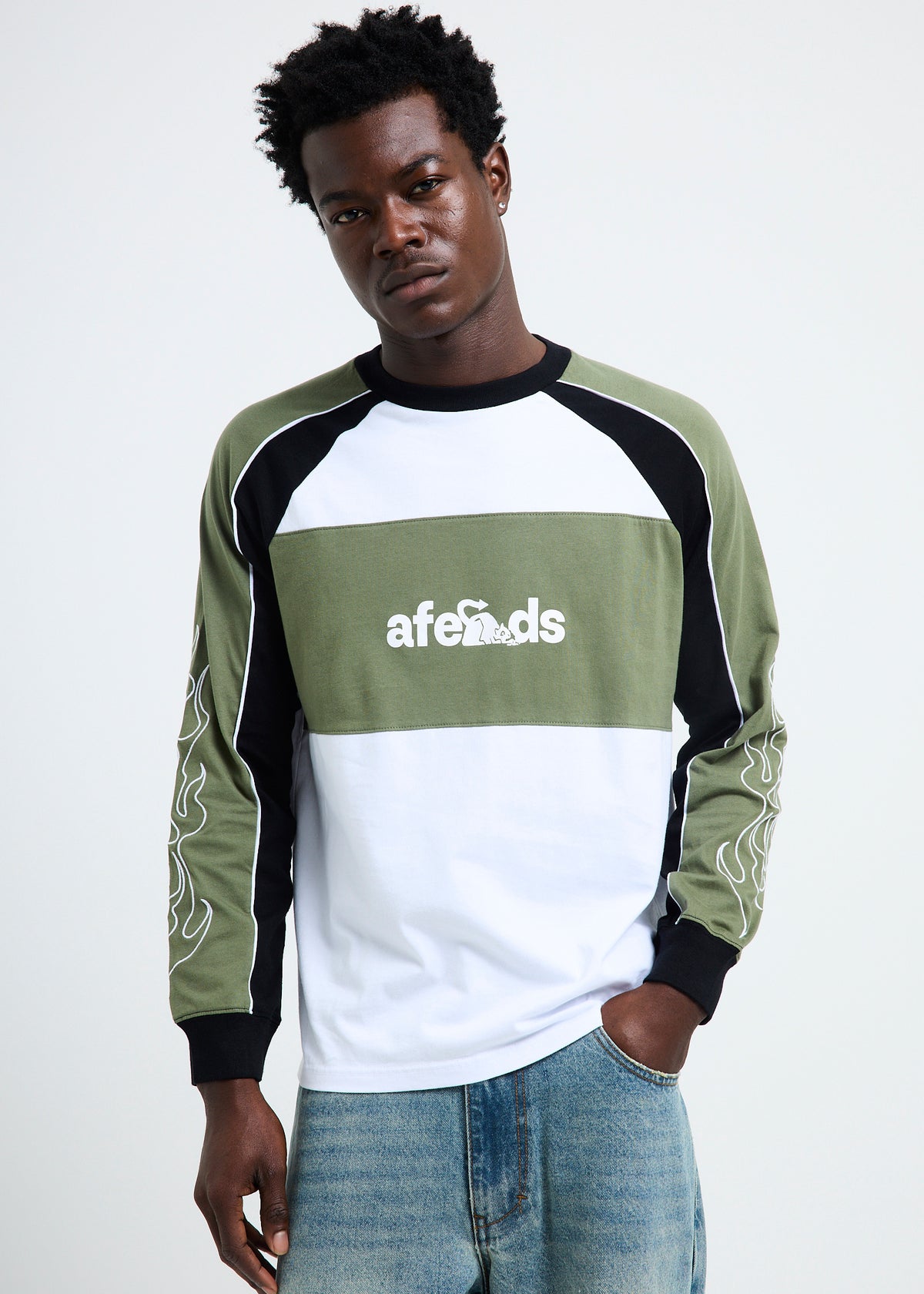 Dirts Long Sleeve Tee DEEP OLIVE