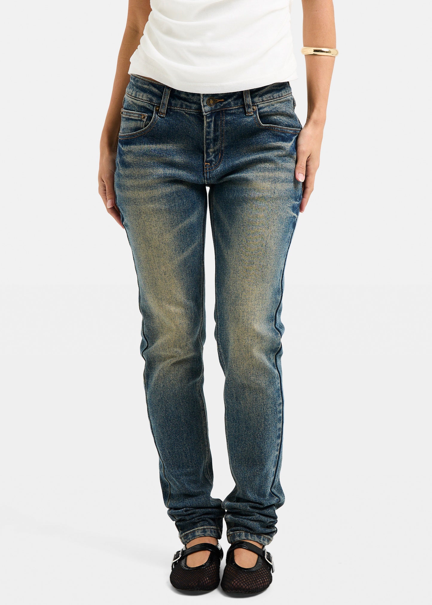 Constance Low Rise Skinny Denim Jeans