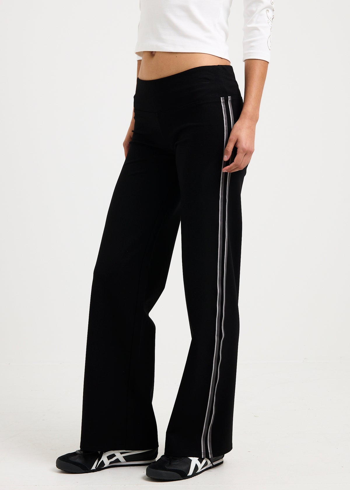 Drew Sporty Straight Leg Pants BLACK