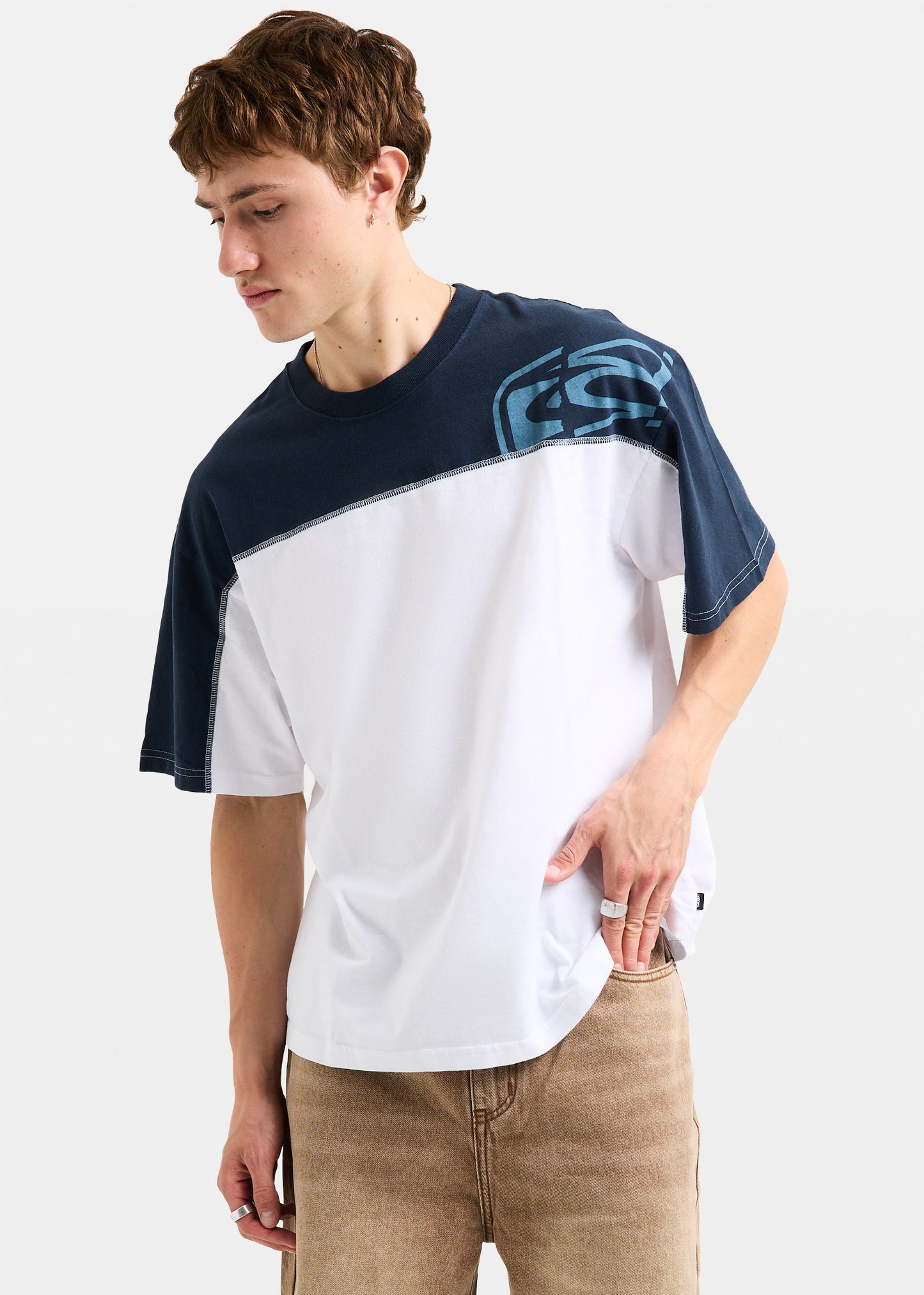 ARCHIVE THRASHED PANEL TEE