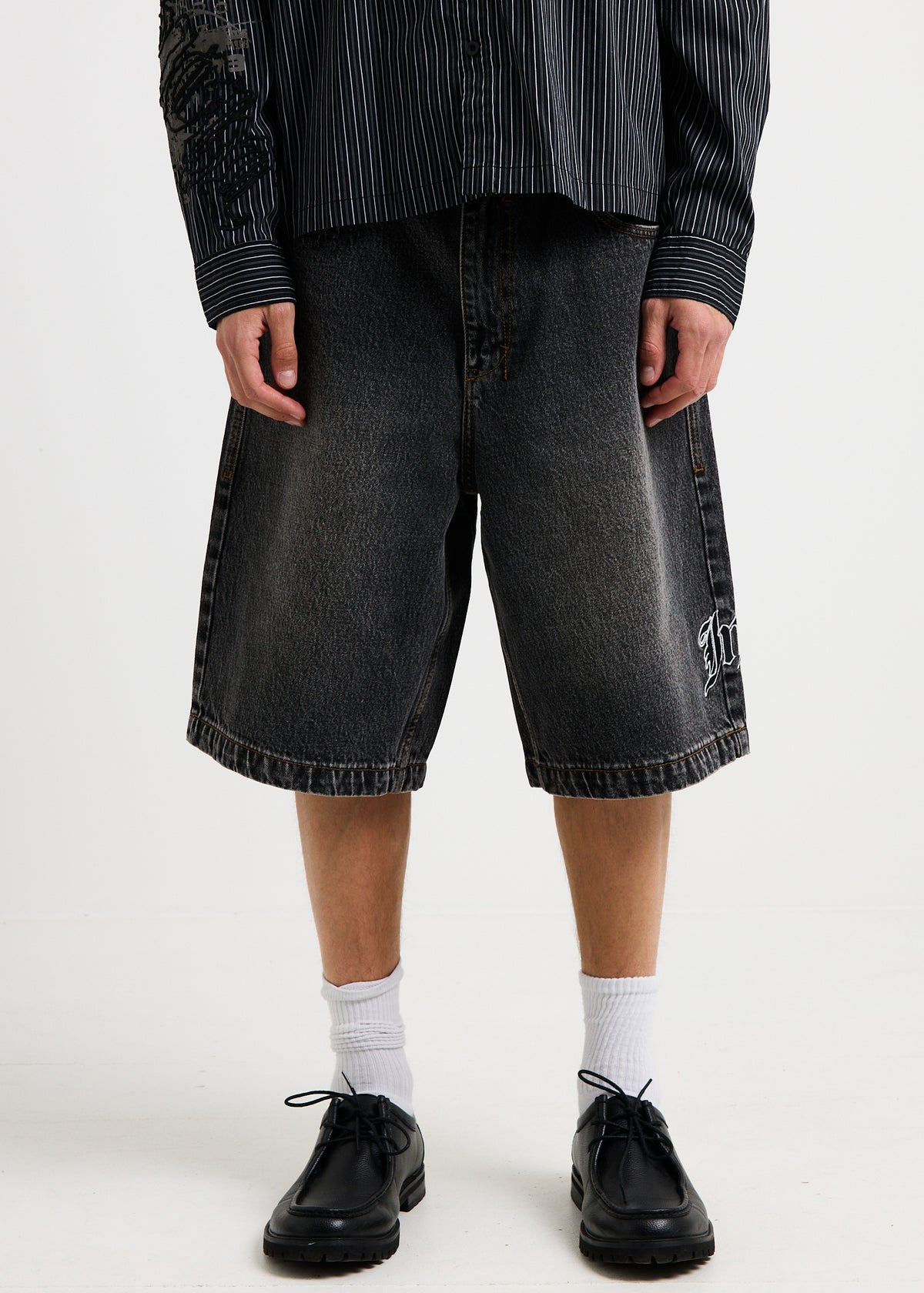 Dredge Denim Jorts WASHED BLACK