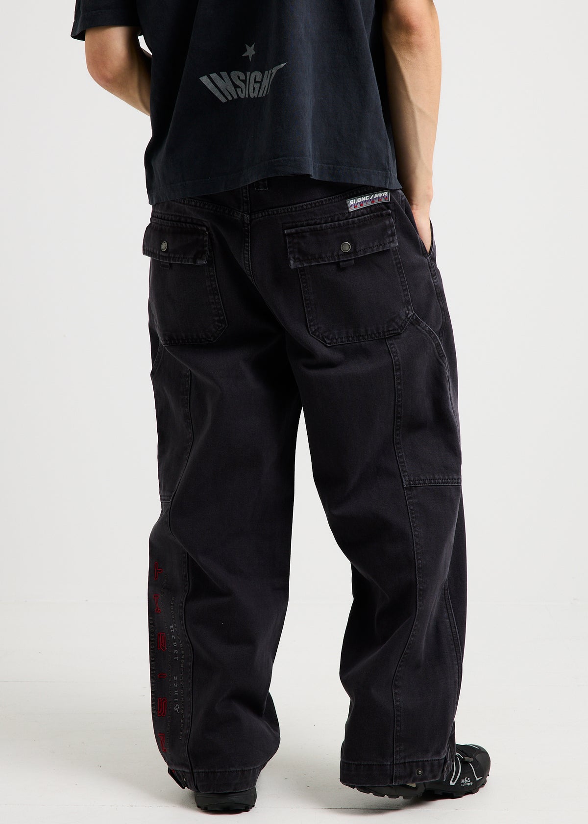 Skeely Baggy Street Pants PETROL