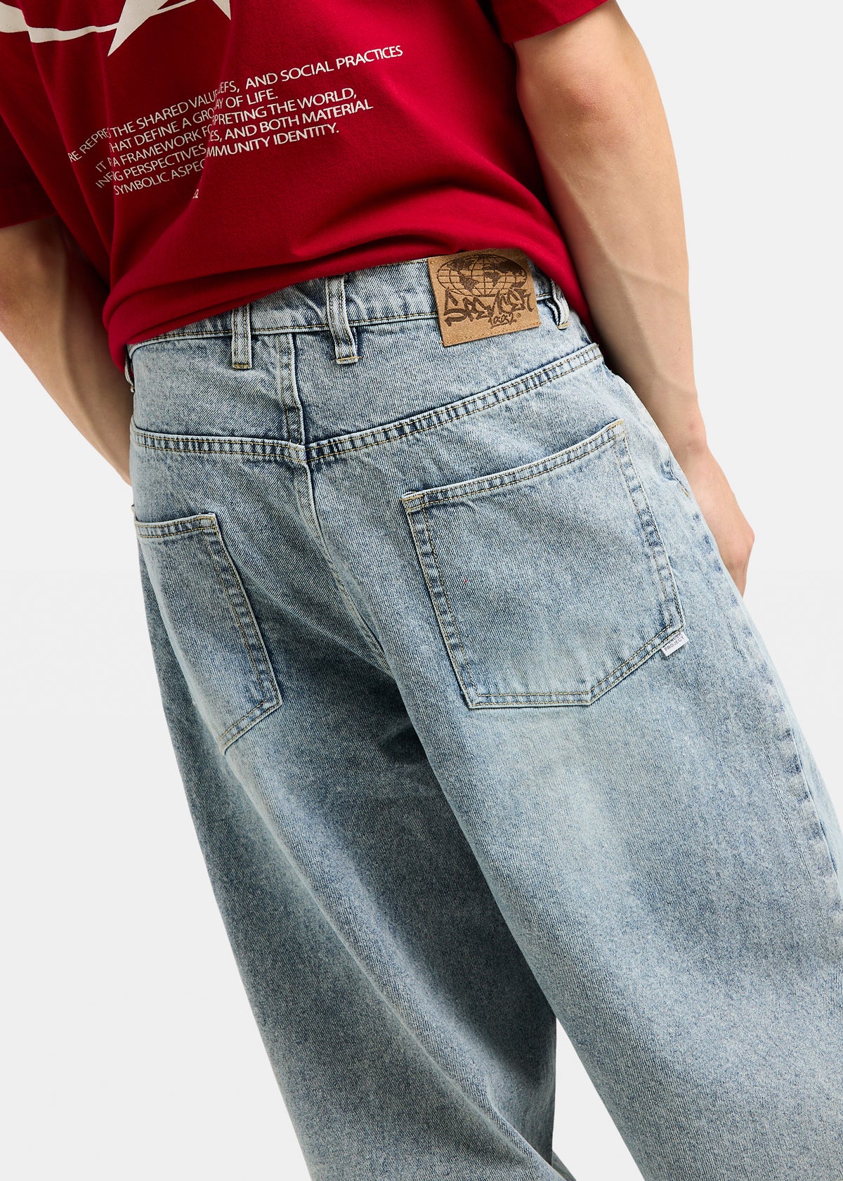 Wide Boy Denim Jeans TINTED BLUE