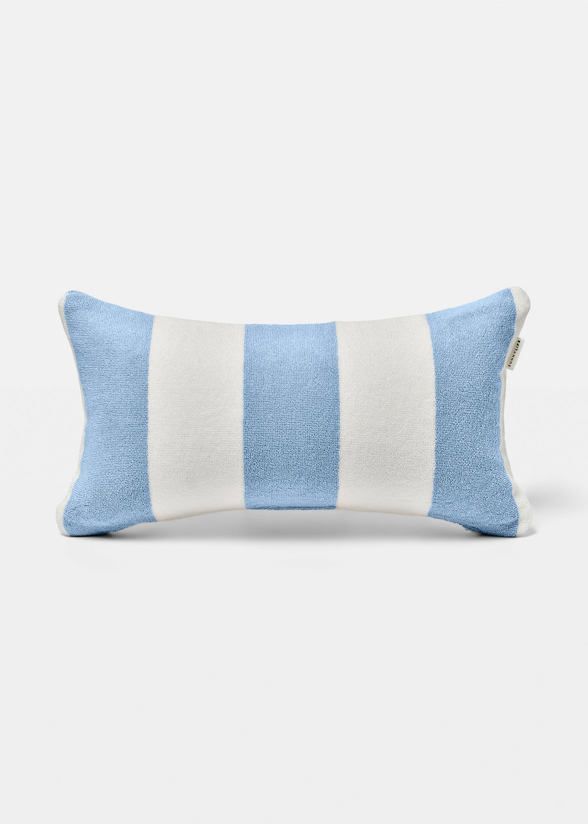 Beach Pillow LA MER MED BLUE STRIPE