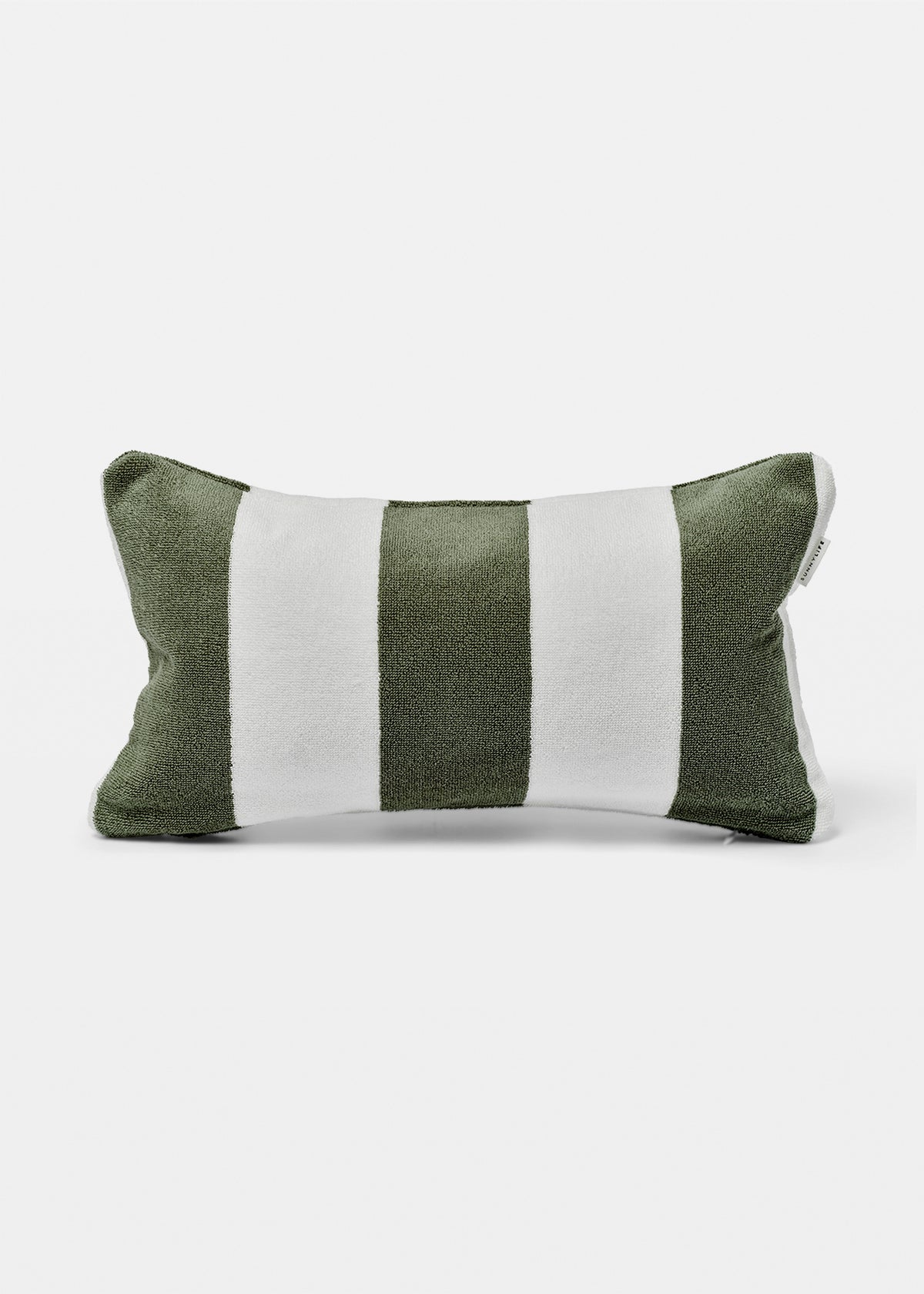 Beach Pillow OLIVE STRIPE