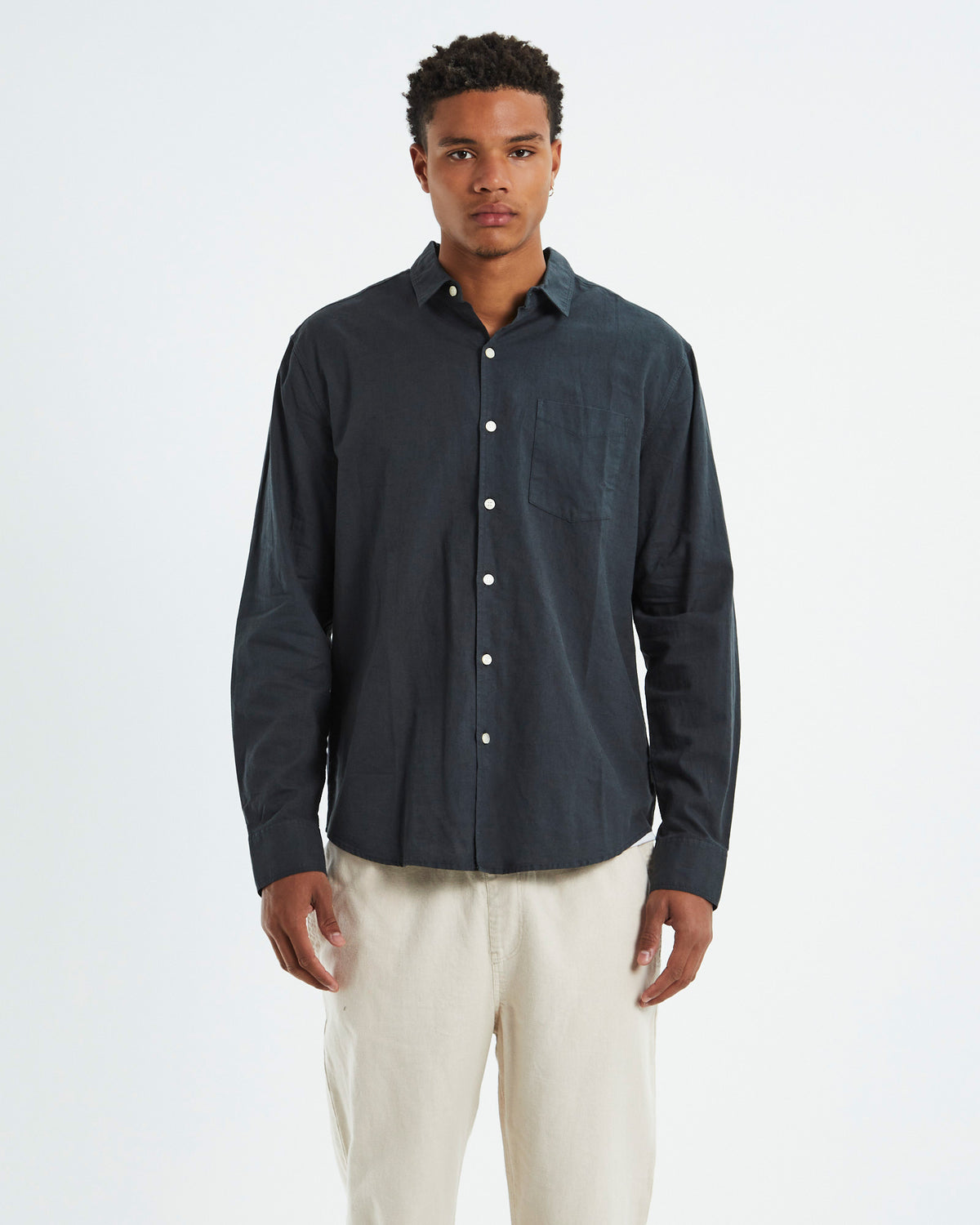 Grover Long Sleeve Shirt BLACK